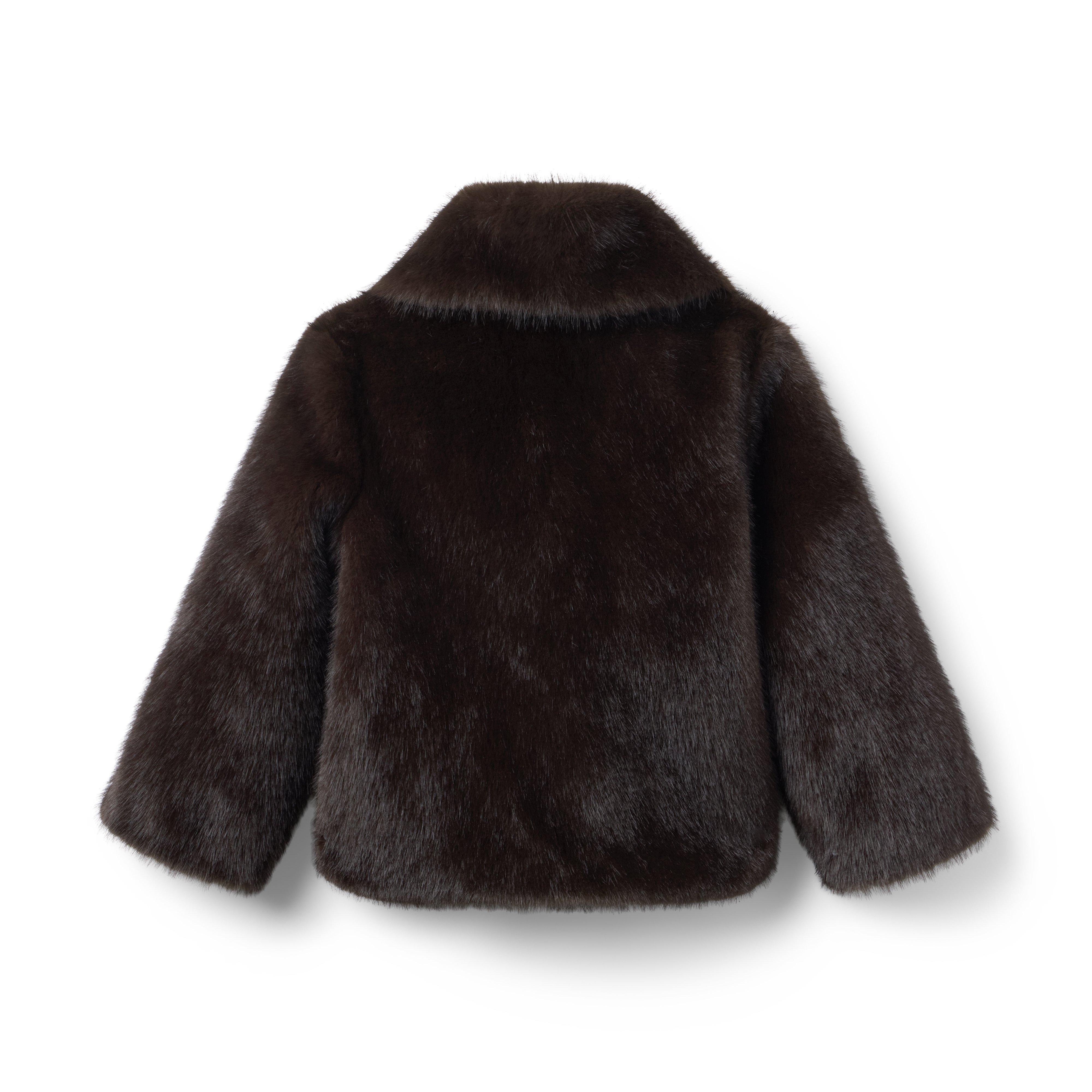 The Collared Faux Fur Jacket image number 1