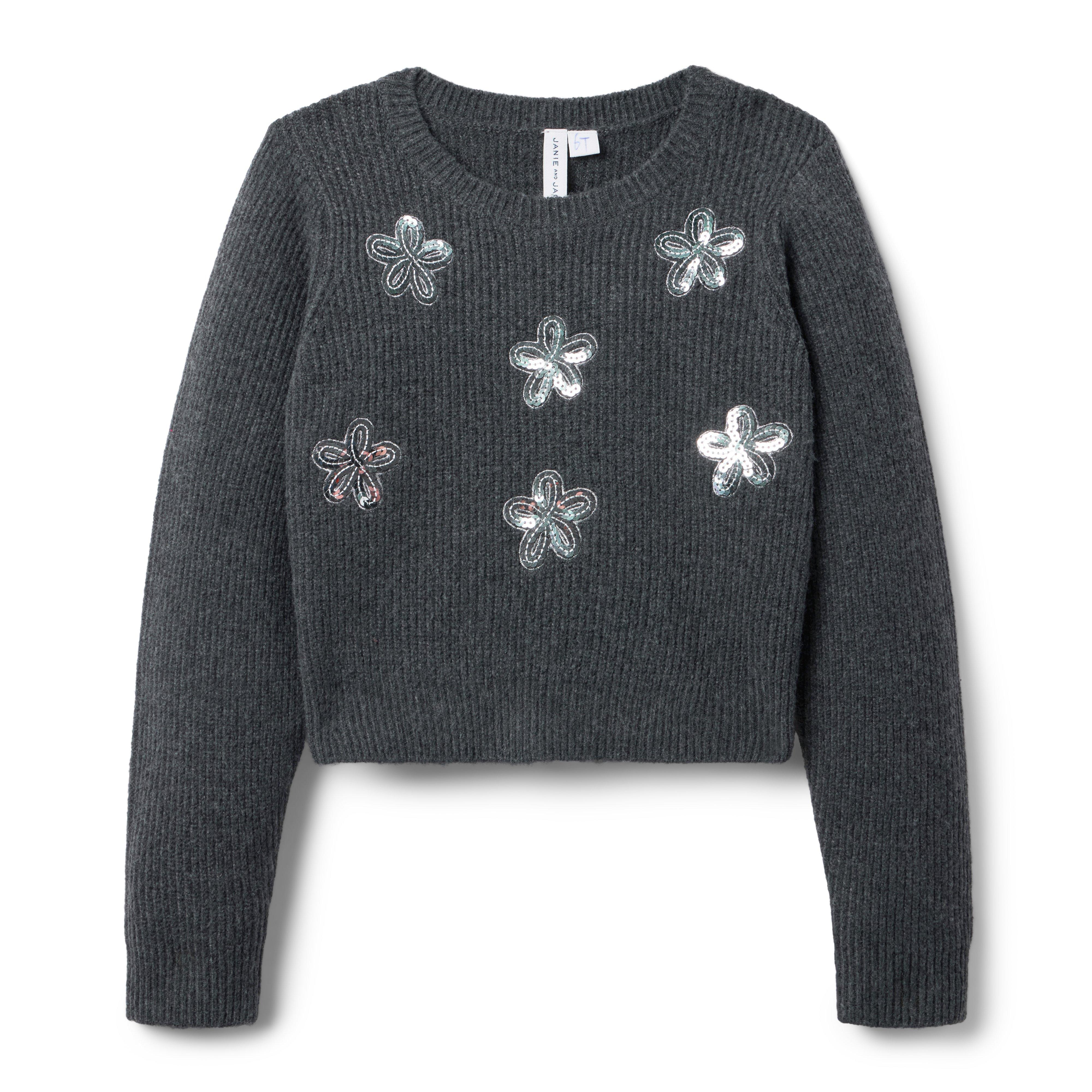 The Sequin Flower Sweater