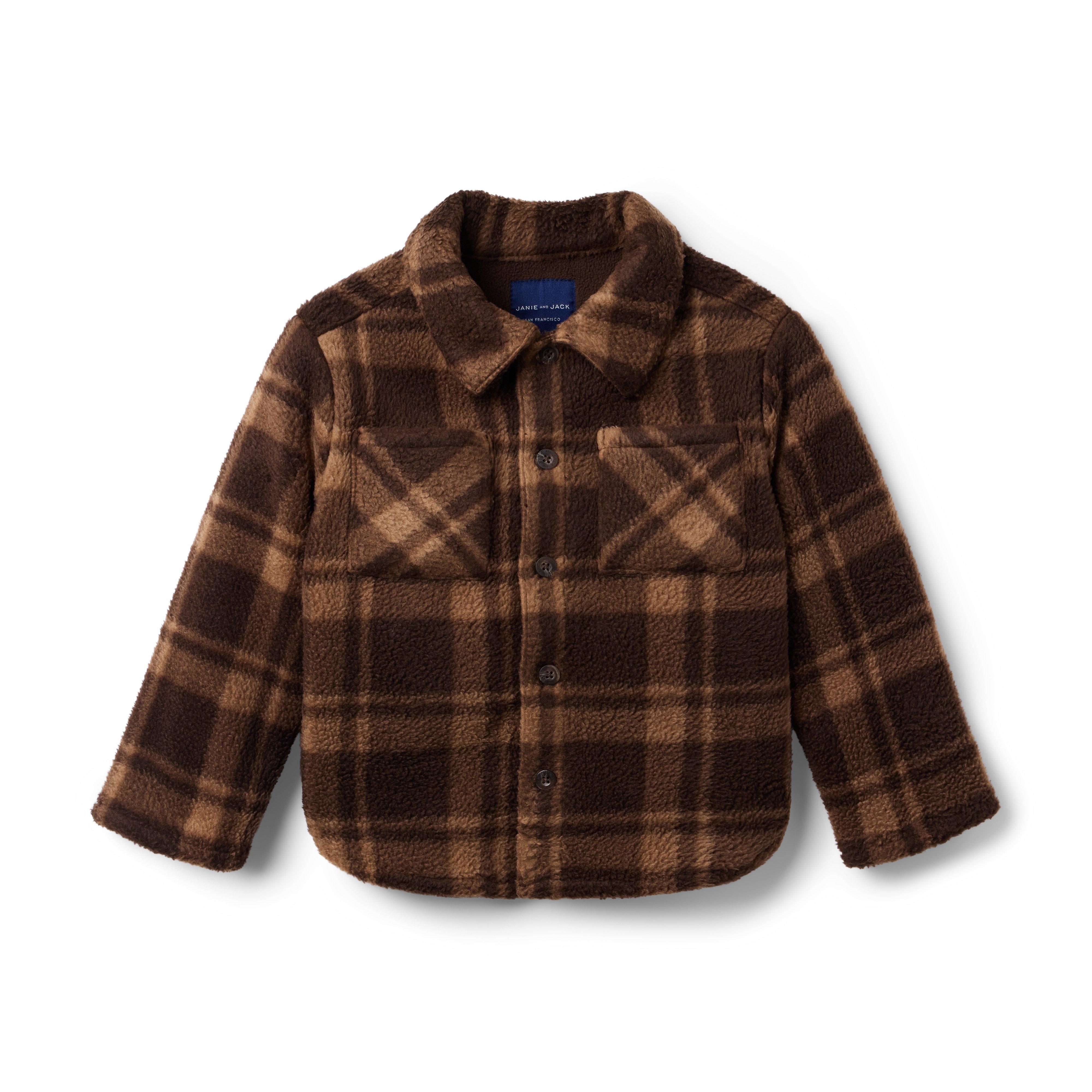 The Plaid Sherpa Shirt Jacket 