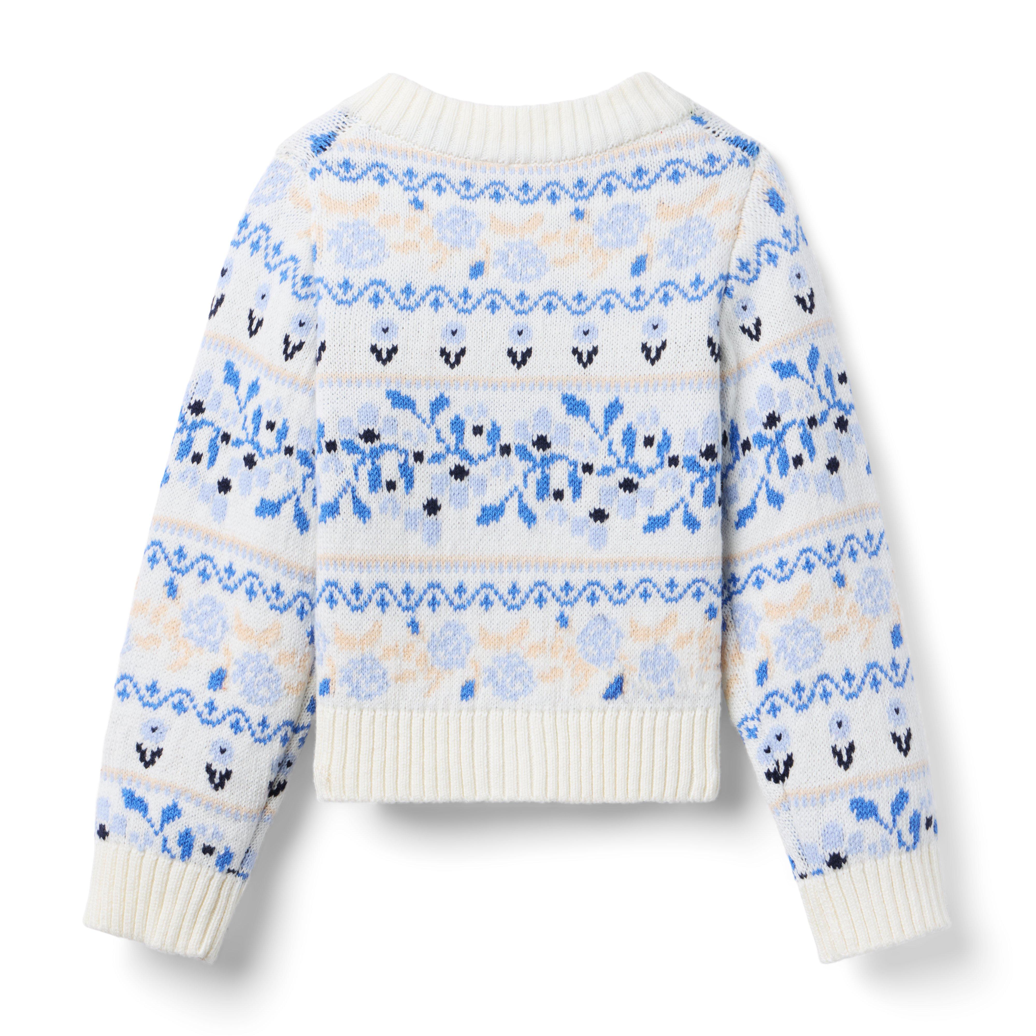 Floral Fair Isle Cardigan  image number 2