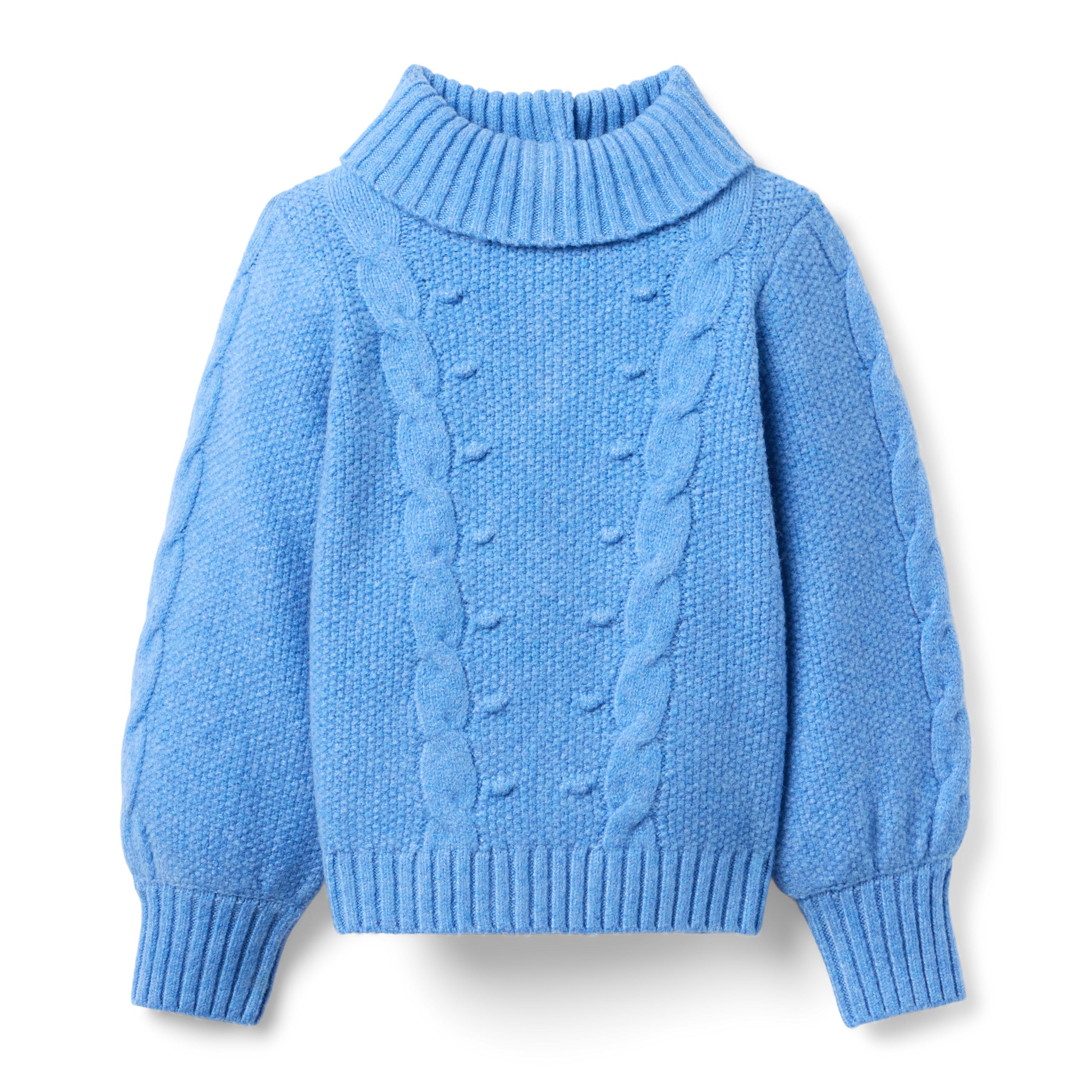 Cable Knit Turtleneck Sweater 