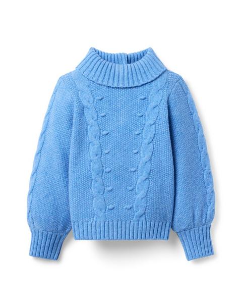 Cable Knit Turtleneck Sweater