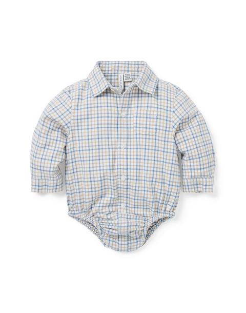 Baby Gingham Flannel Bodysuit
