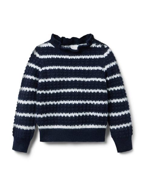 Textured Striped Sweater