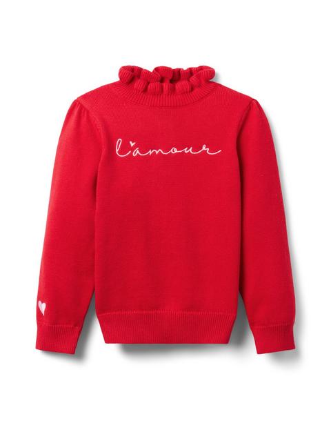 L'Amour Ruffle Sweater