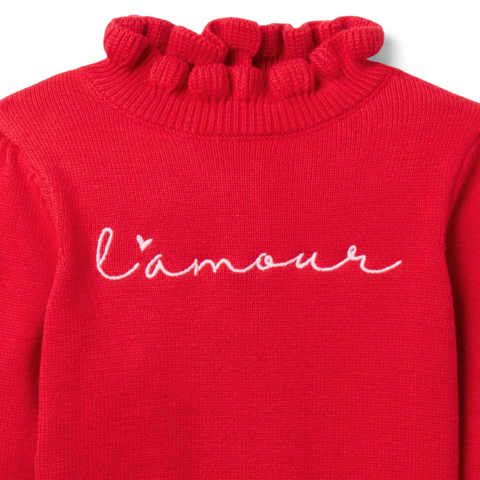 L'Amour Ruffle Sweater image number 1