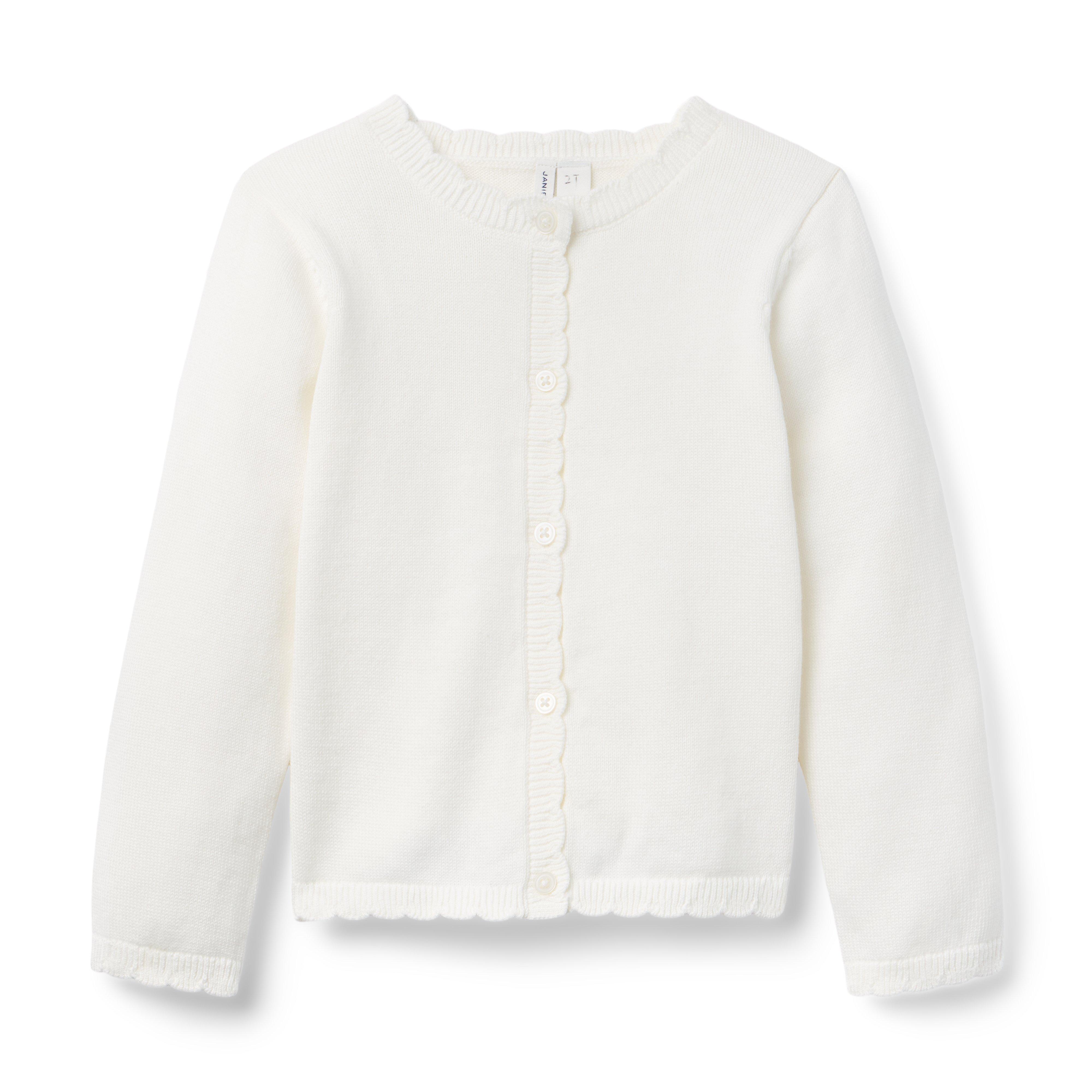 The Scalloped Trim Cardigan