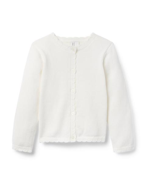The Scalloped Trim Cardigan