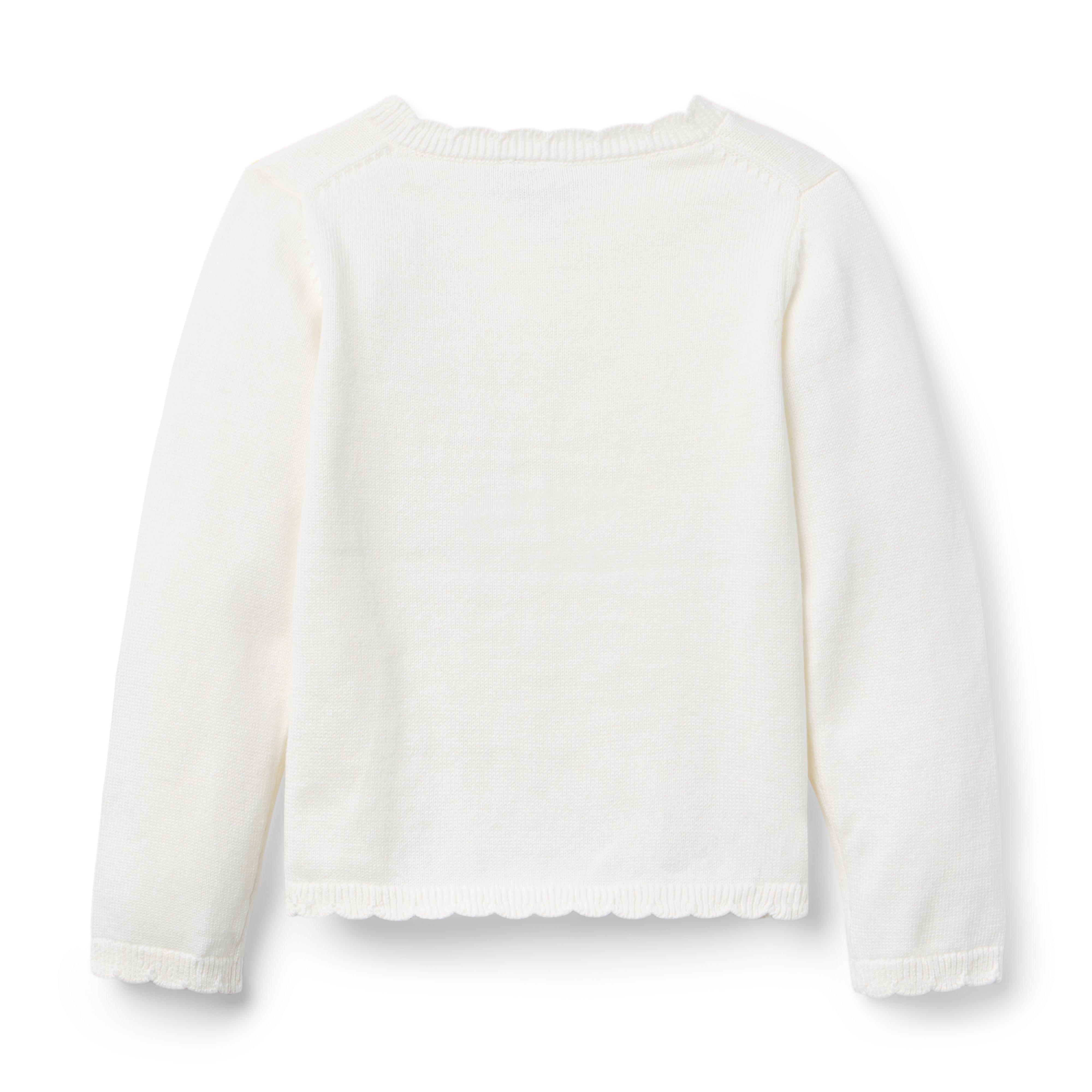 The Scalloped Trim Cardigan image number 1