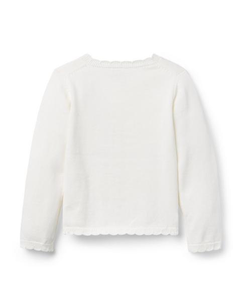 The Scalloped Trim Cardigan