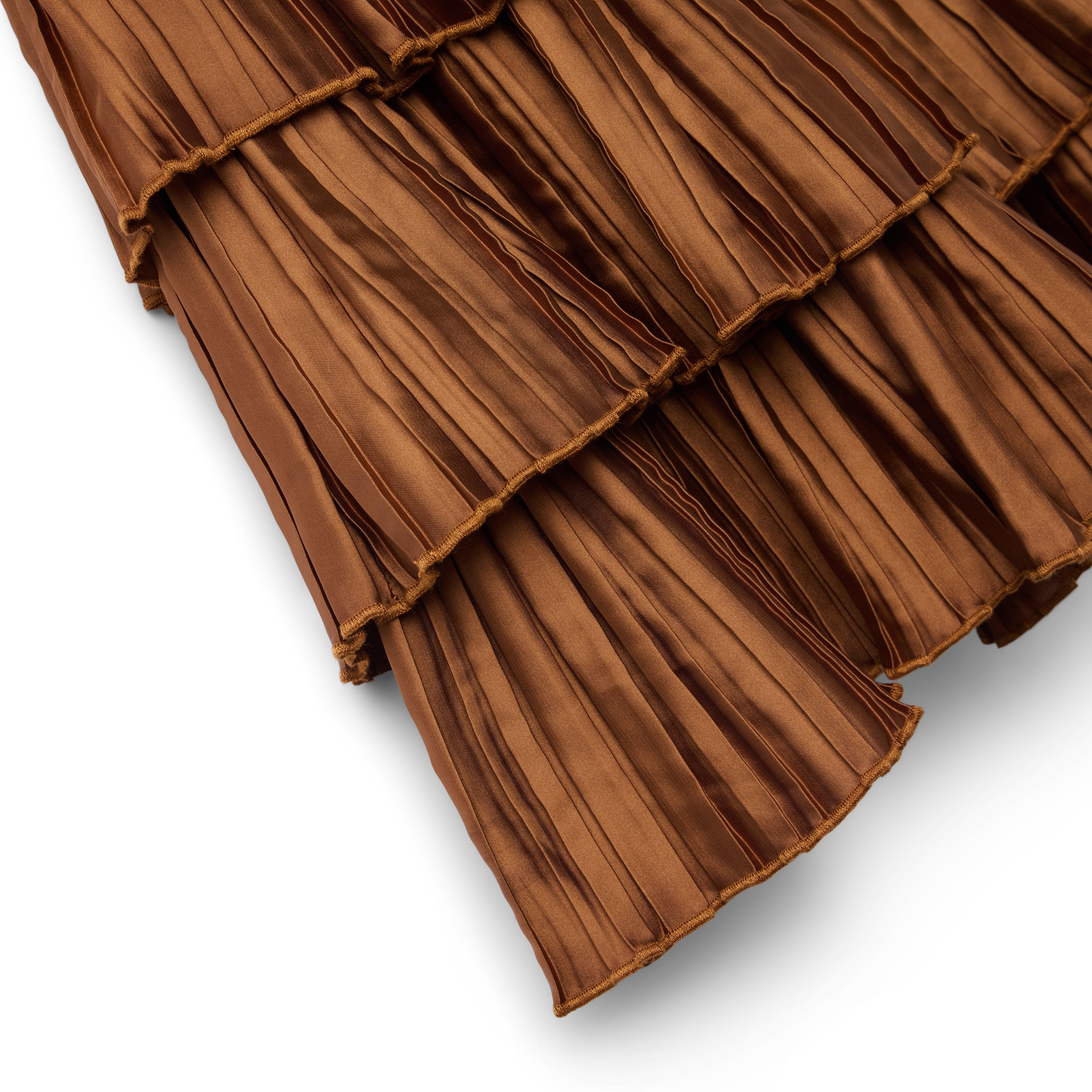 Pleated Ruffle Dress image number 1