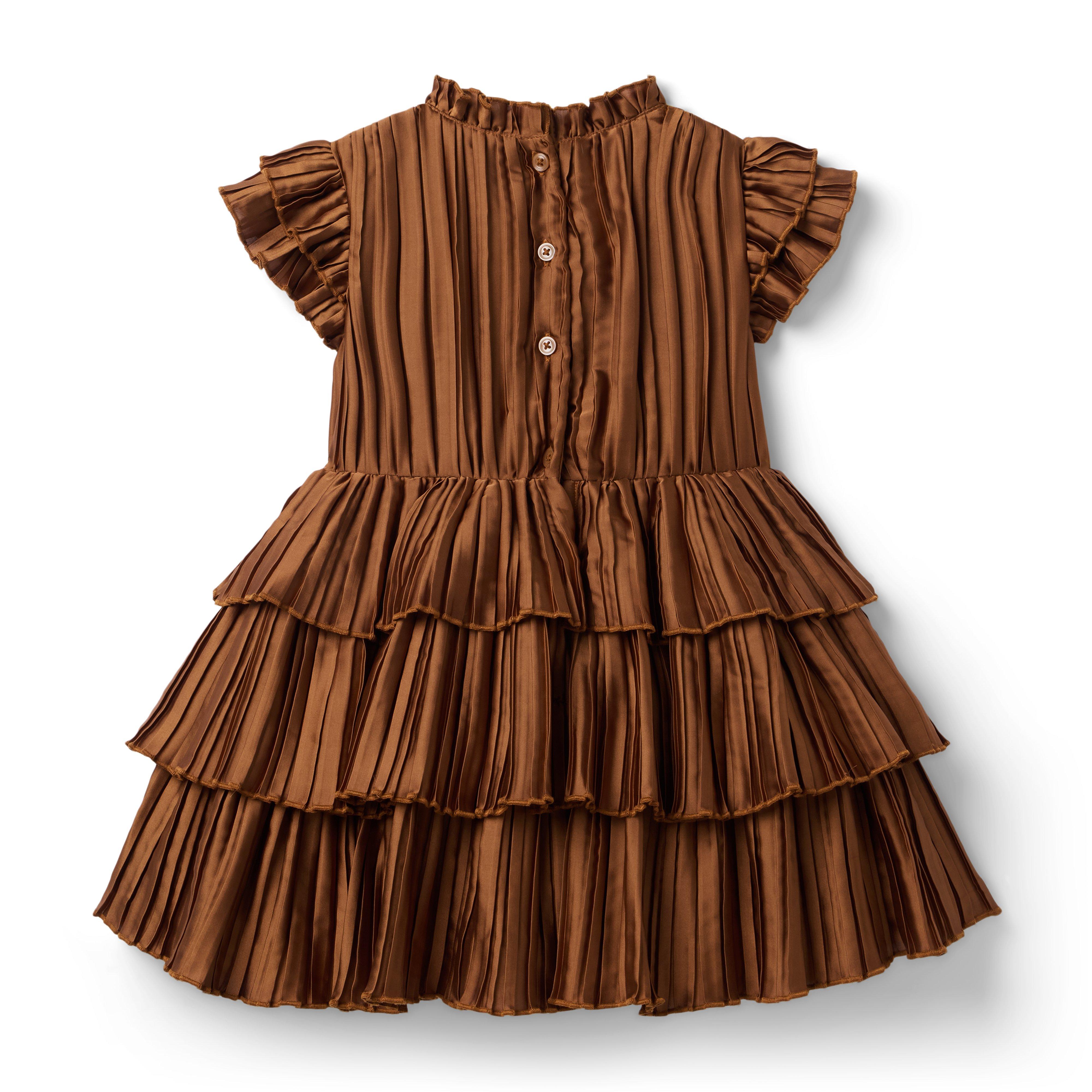 Pleated Ruffle Dress image number 2