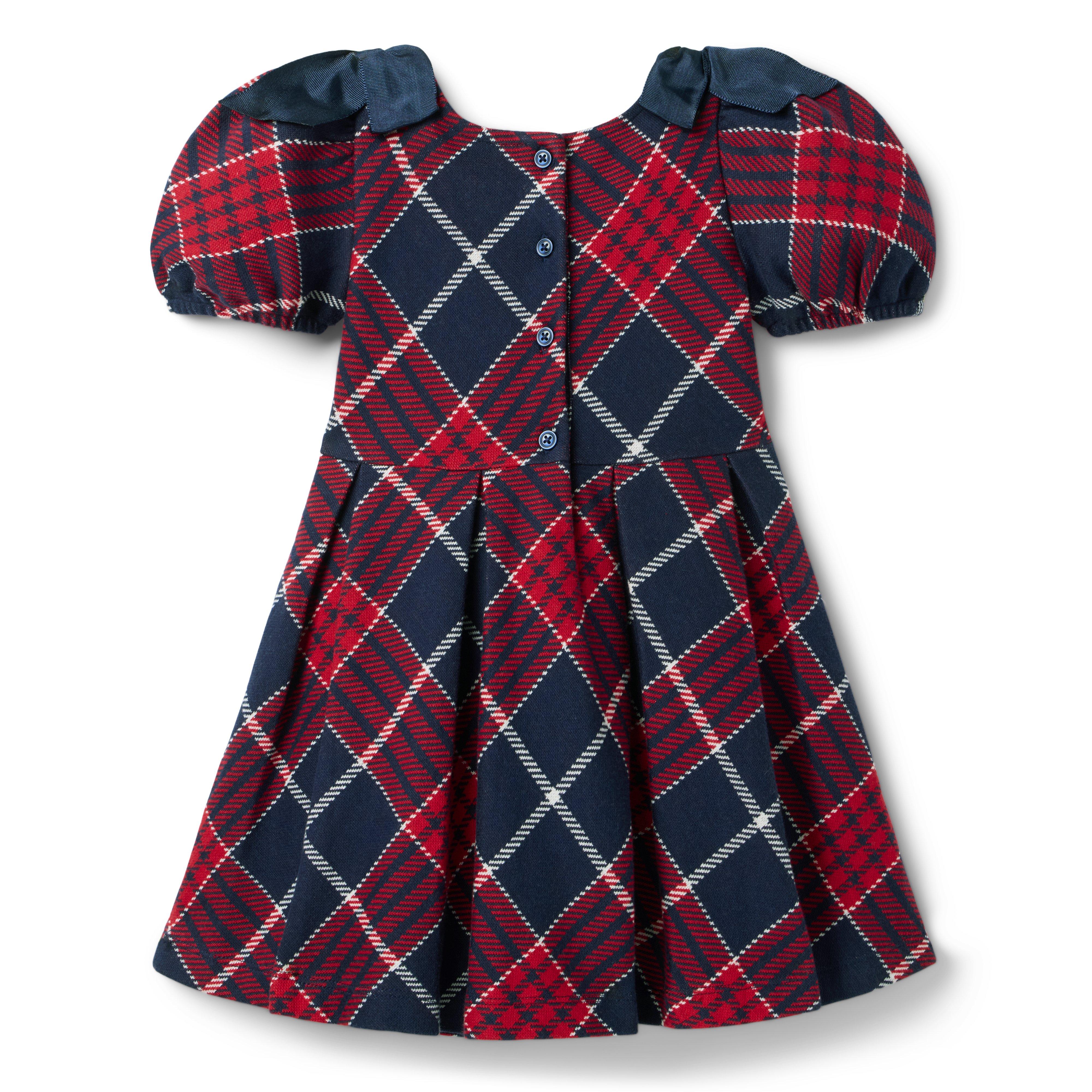 The Tartan Pleated Bow Dress image number 2