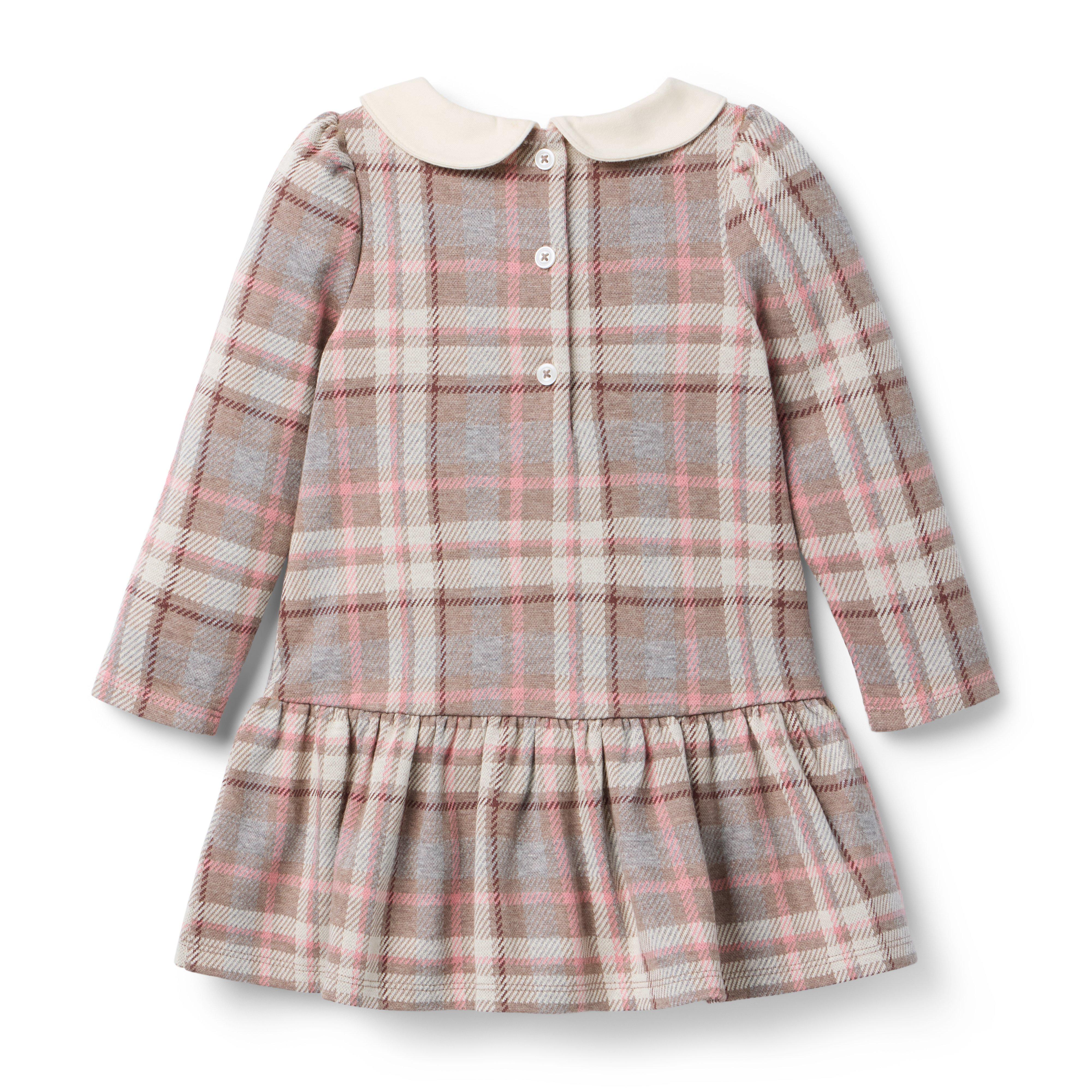 Plaid Jacquard Dropwaist Dress image number 2