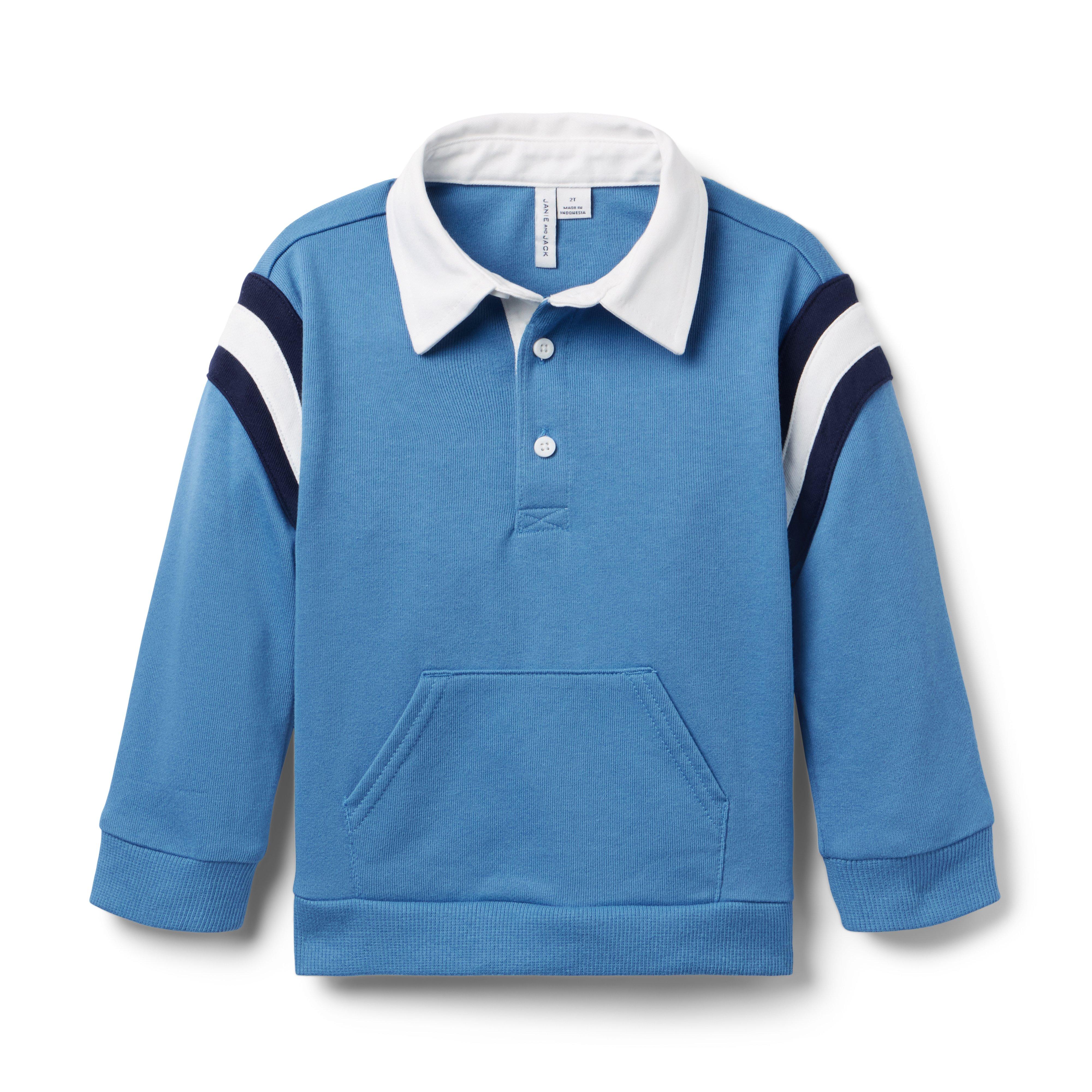 The Striped Polo Sweatshirt