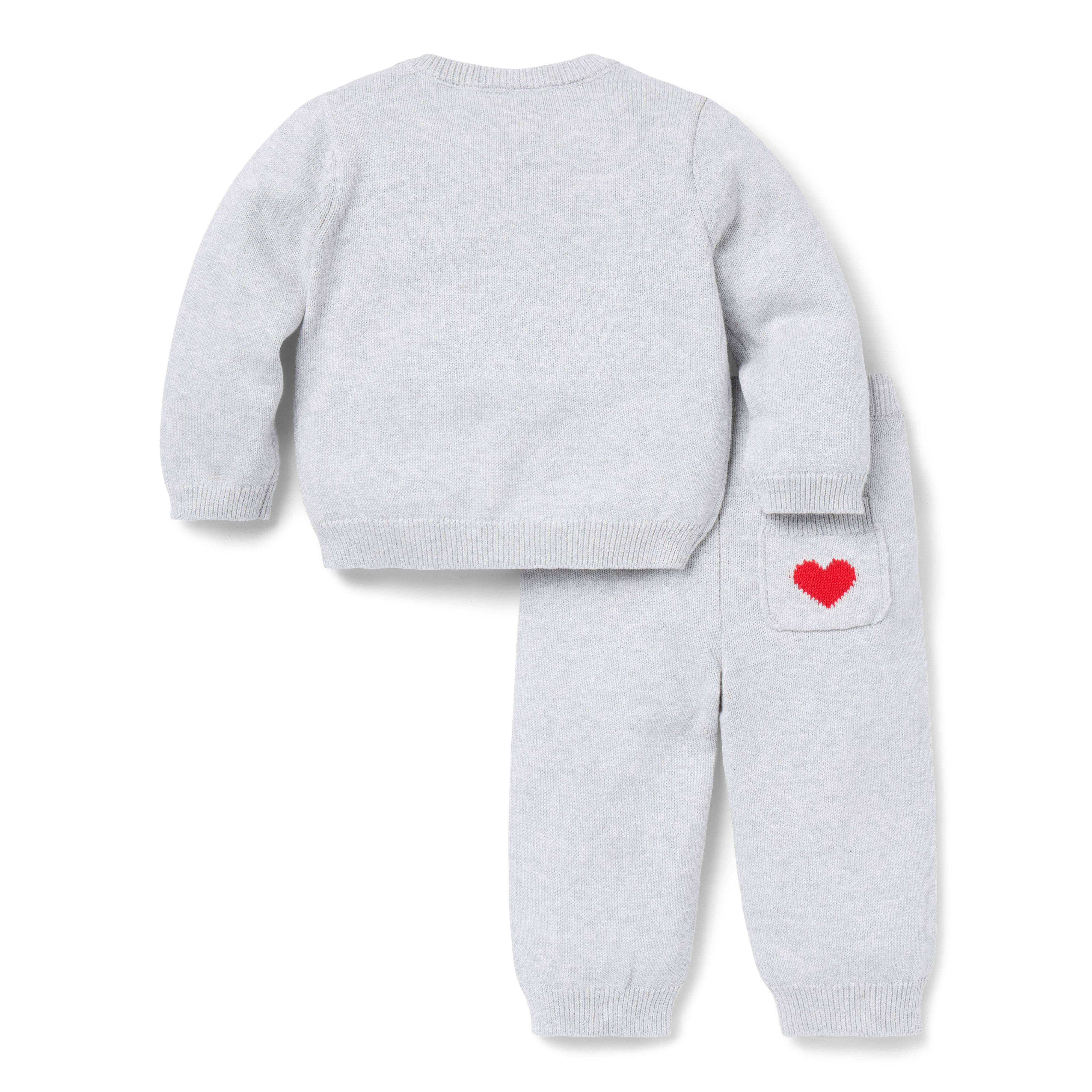 Baby Elephant Matching Sweater Set image number 1