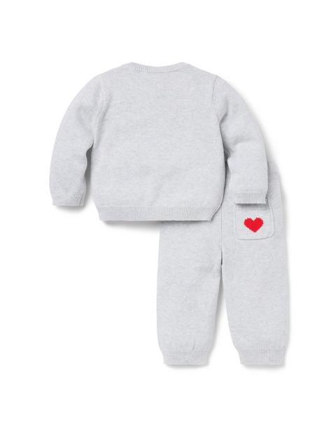 Baby Elephant Matching Sweater Set
