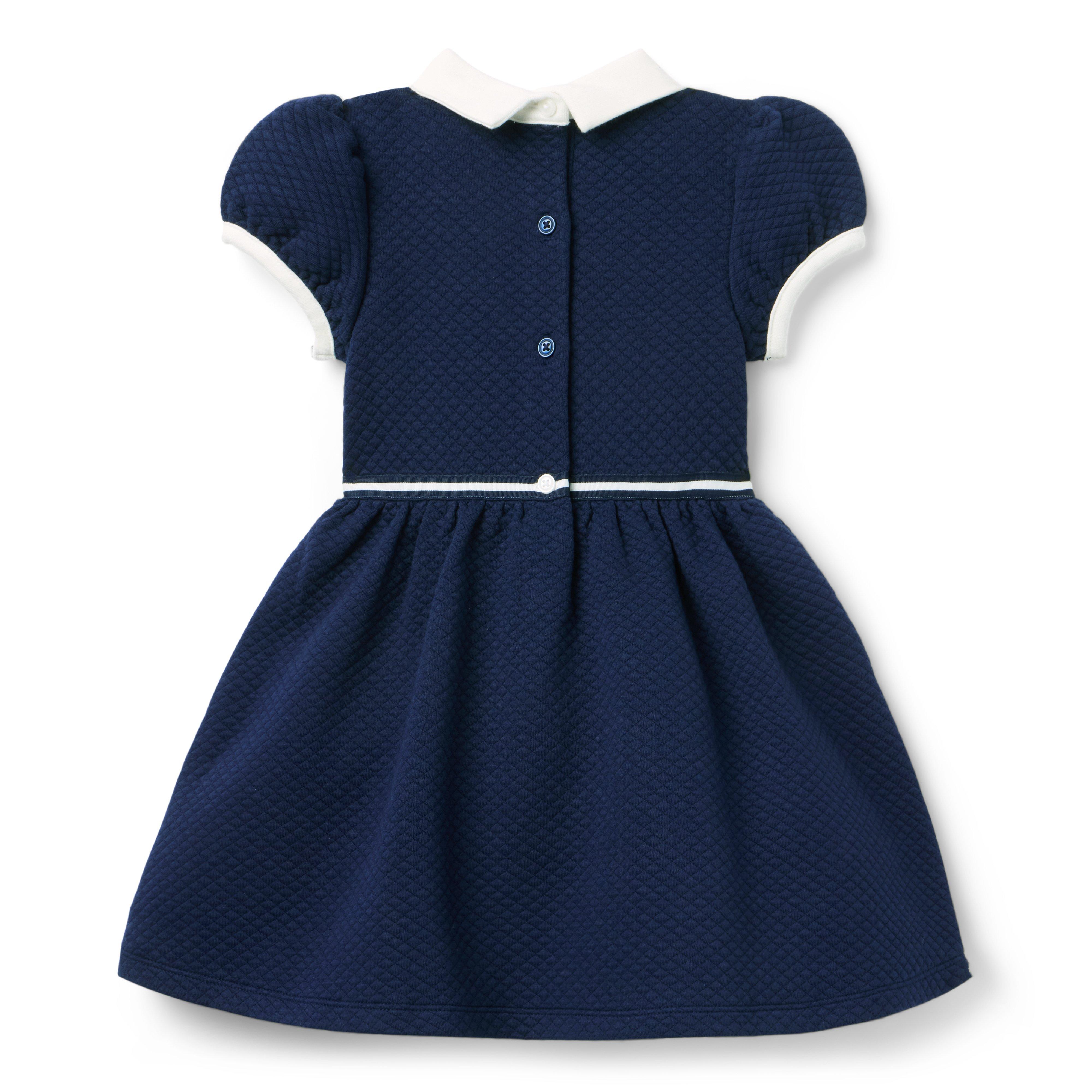Quilted Collared Dress image number 1