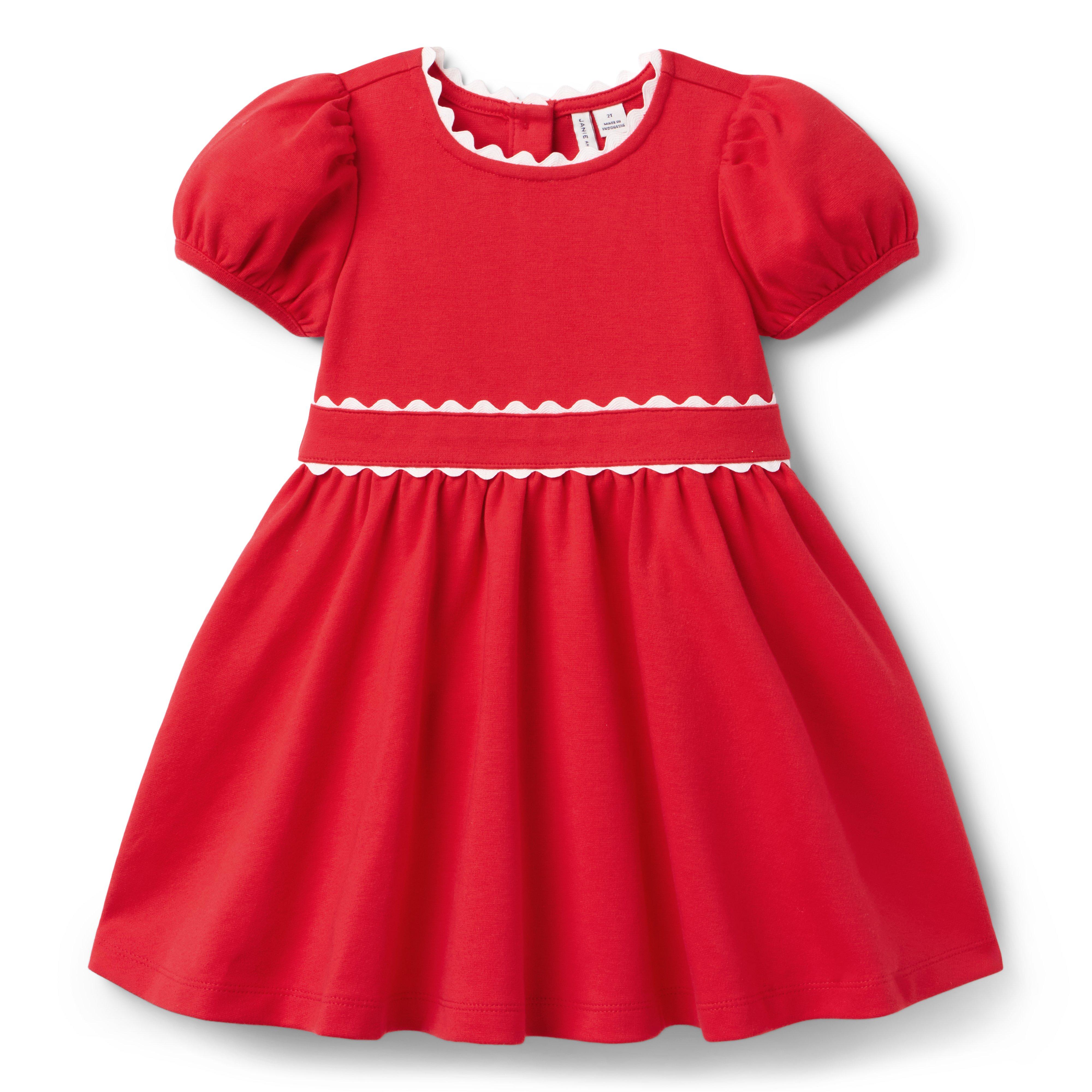 Ric Rac Trim Ponte Dress