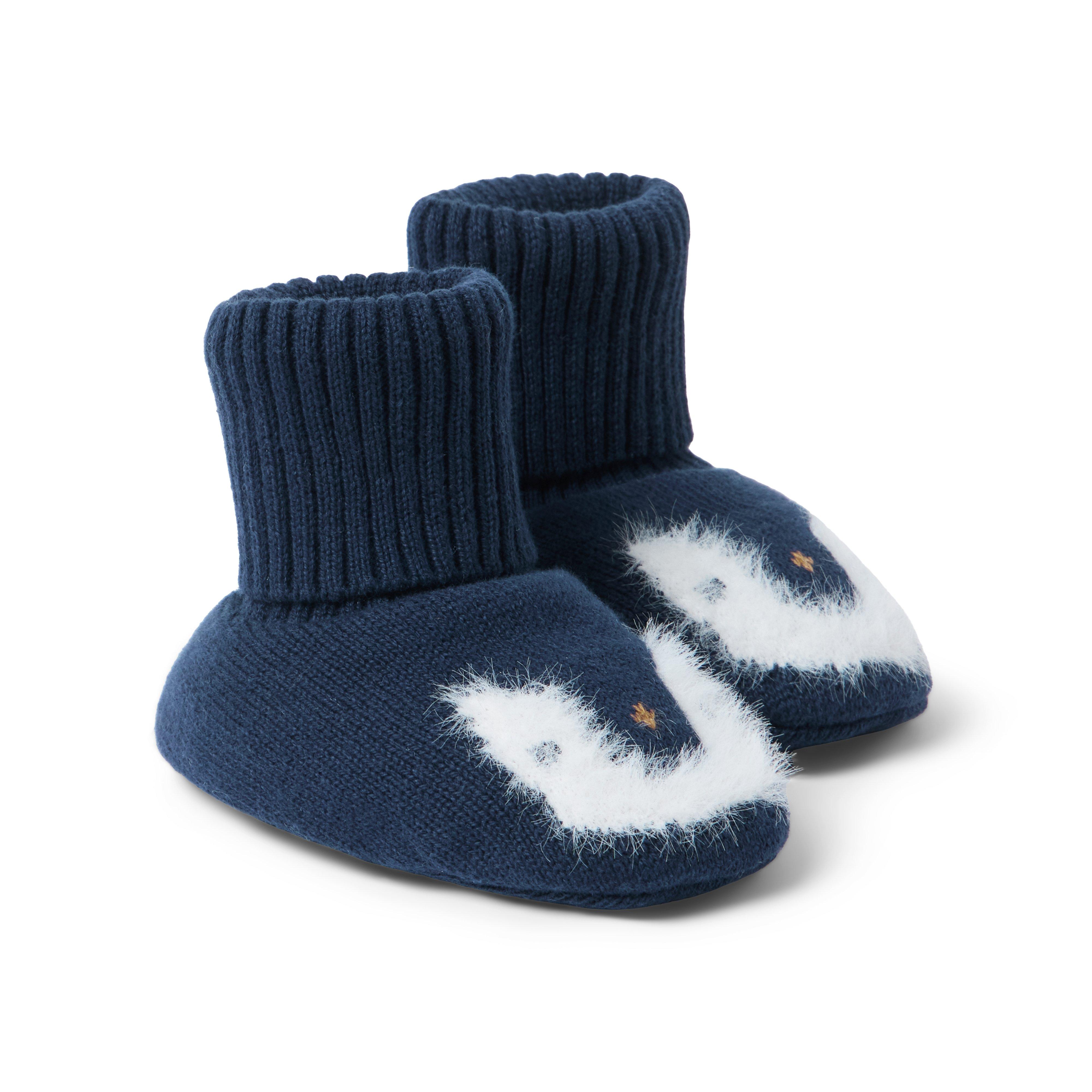 Baby Penguin Sweater Bootie