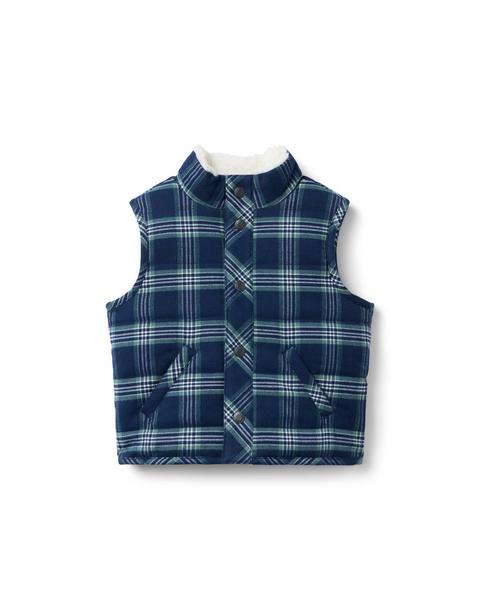 The Cozy Plaid Vest