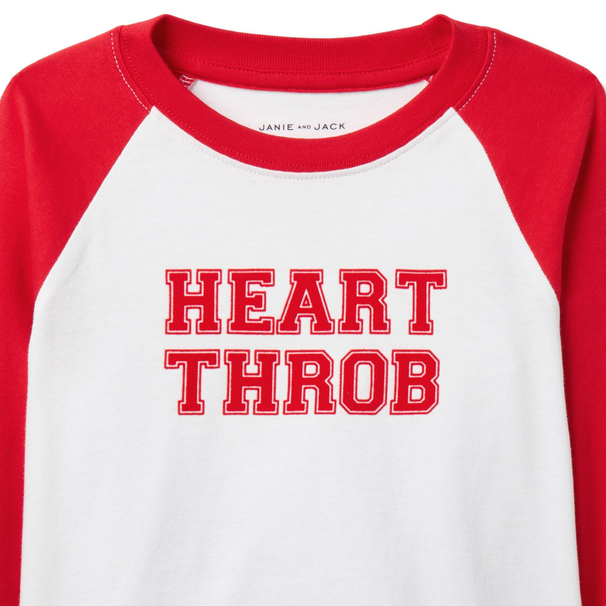 Heart Throb Raglan Baseball Tee image number 1