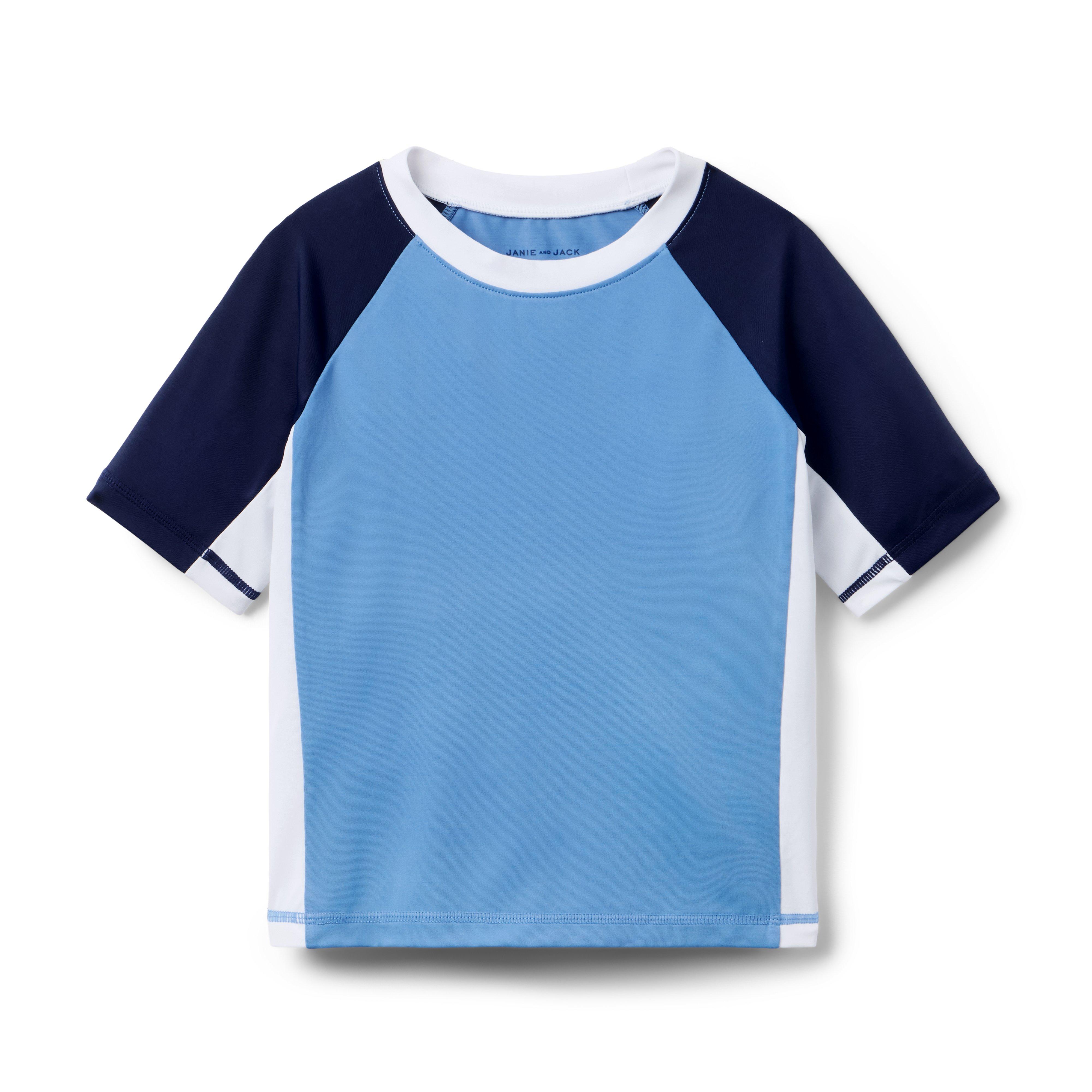 Recycled Colorblock Rash Guard