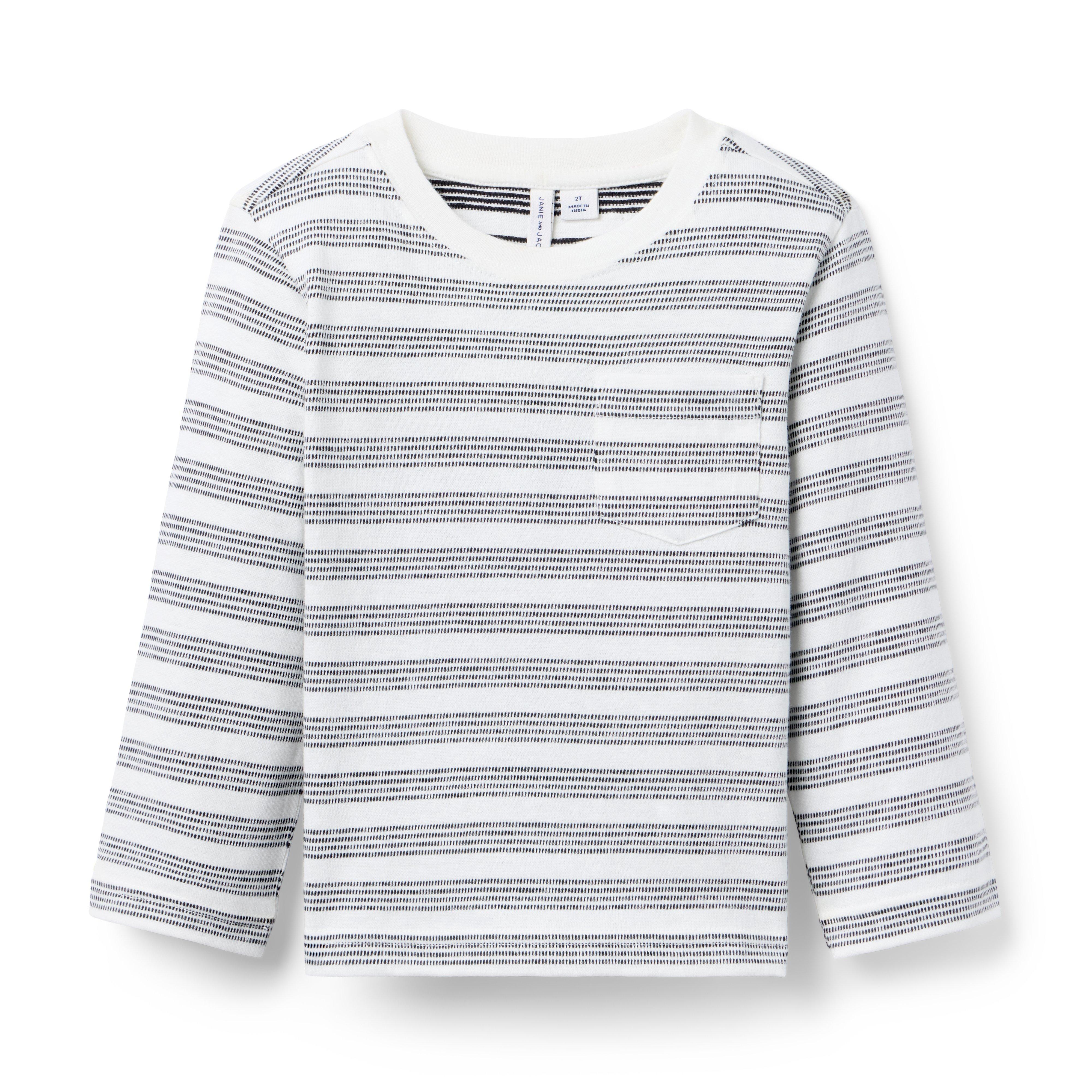 Textured Striped Tee