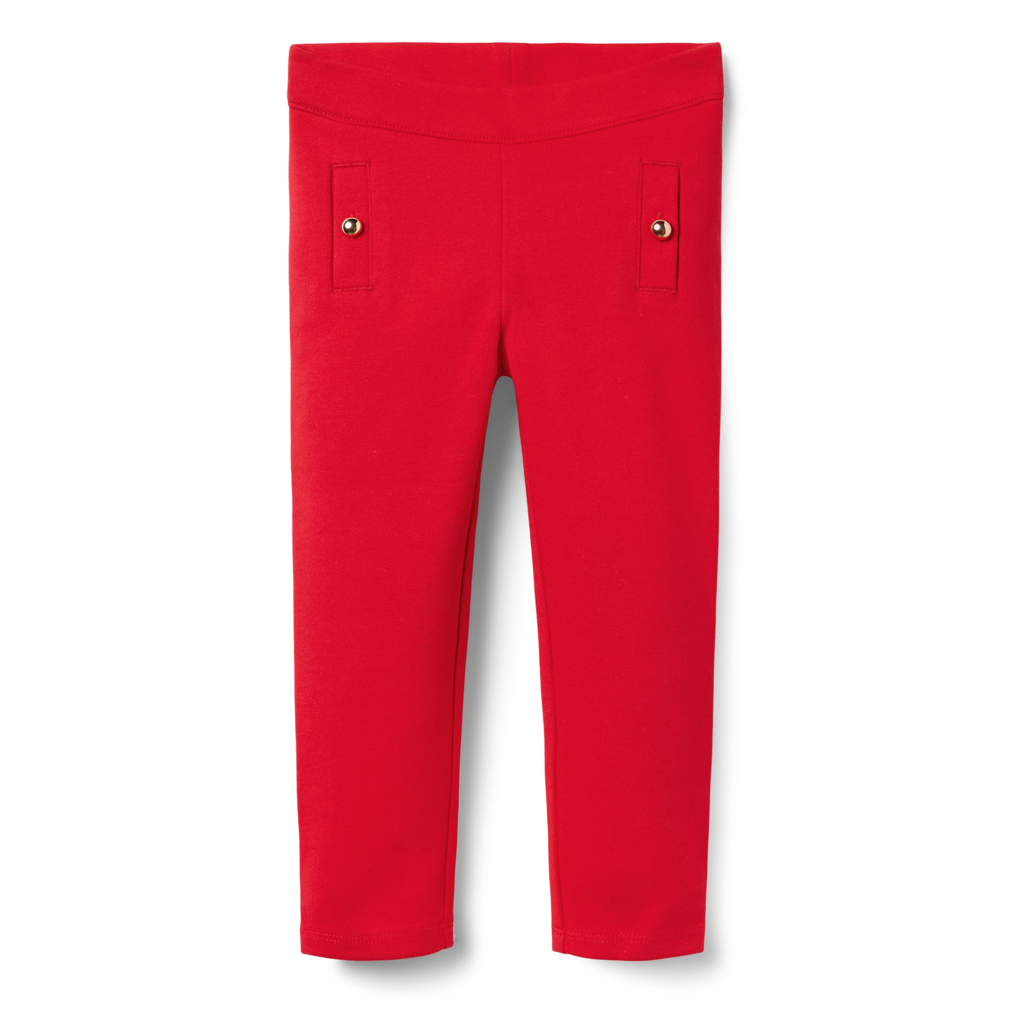 Button Cuff Ponte Pant
