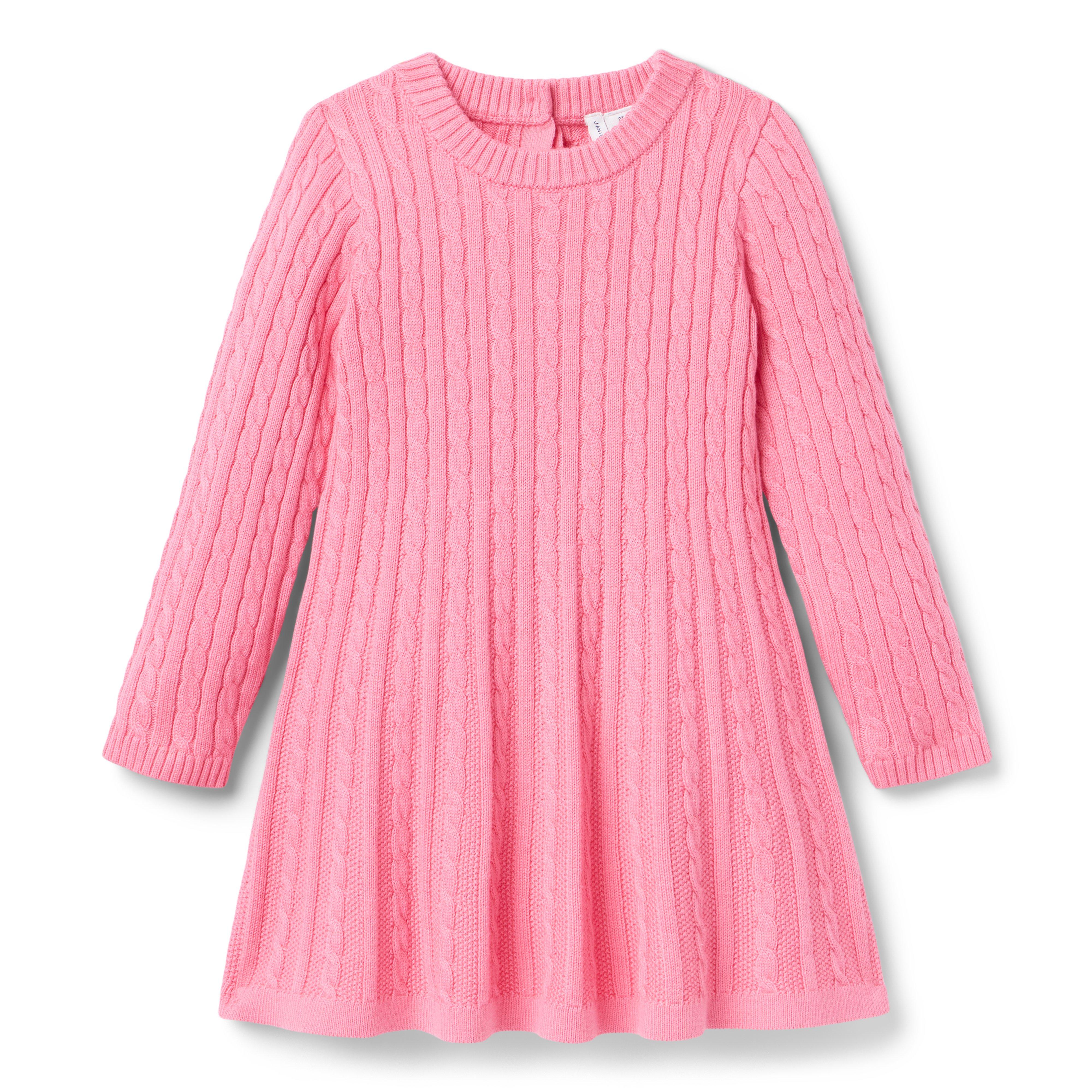 Cable Knit Sweater Dress