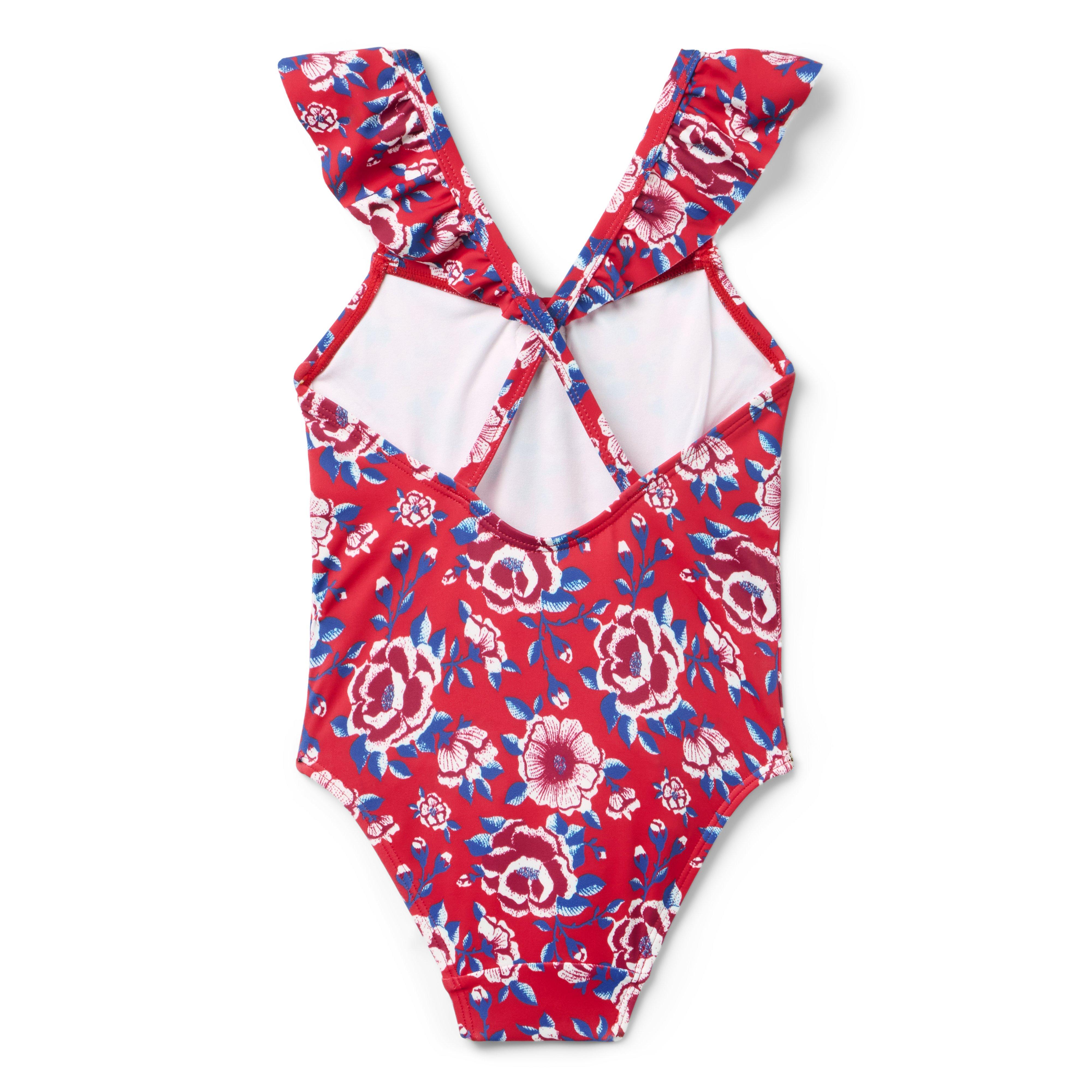 Recycled Floral Rosette Swimsuit image number 2