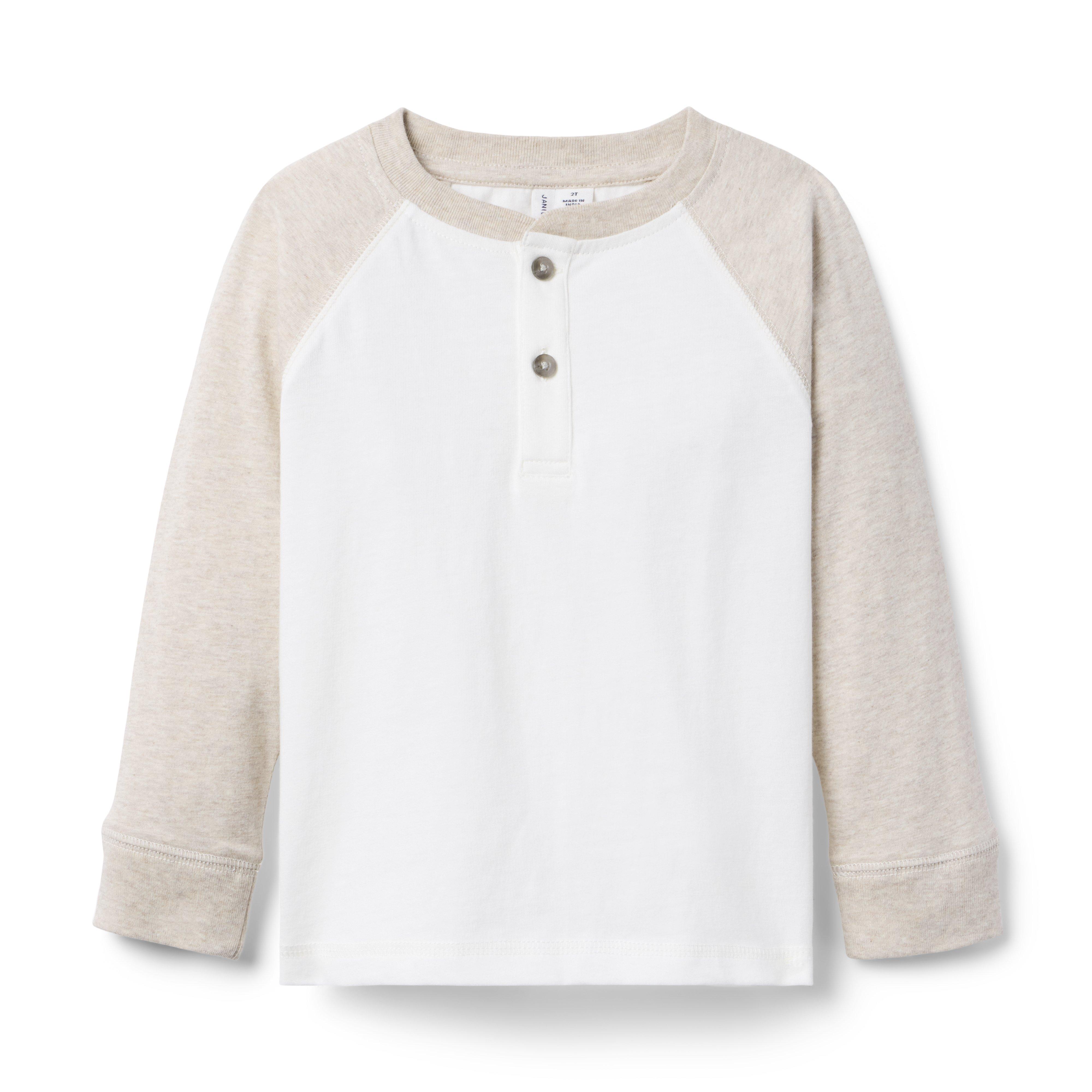 Colorblock Henley Tee