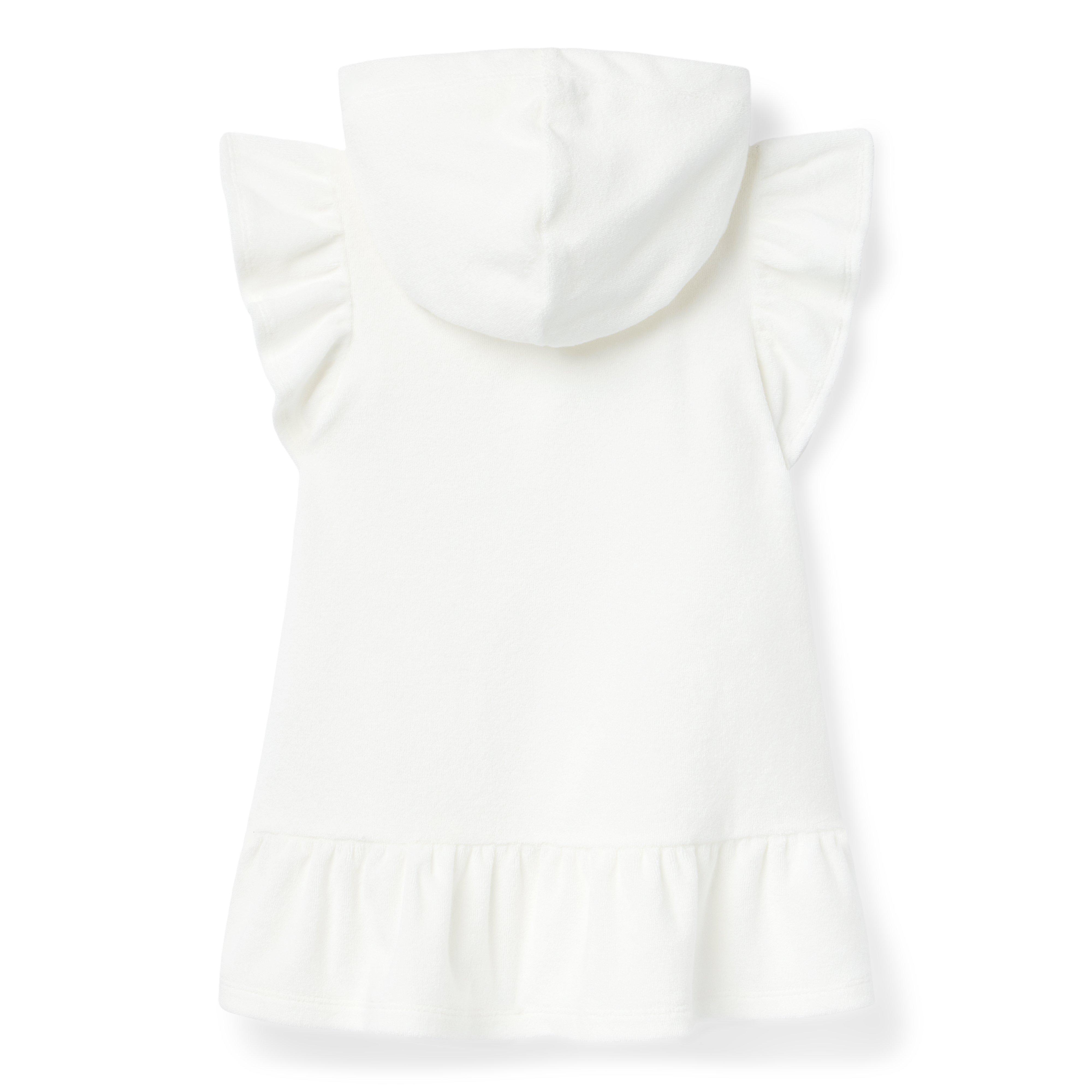 Hooded Terry Swim Cover-Up image number 1