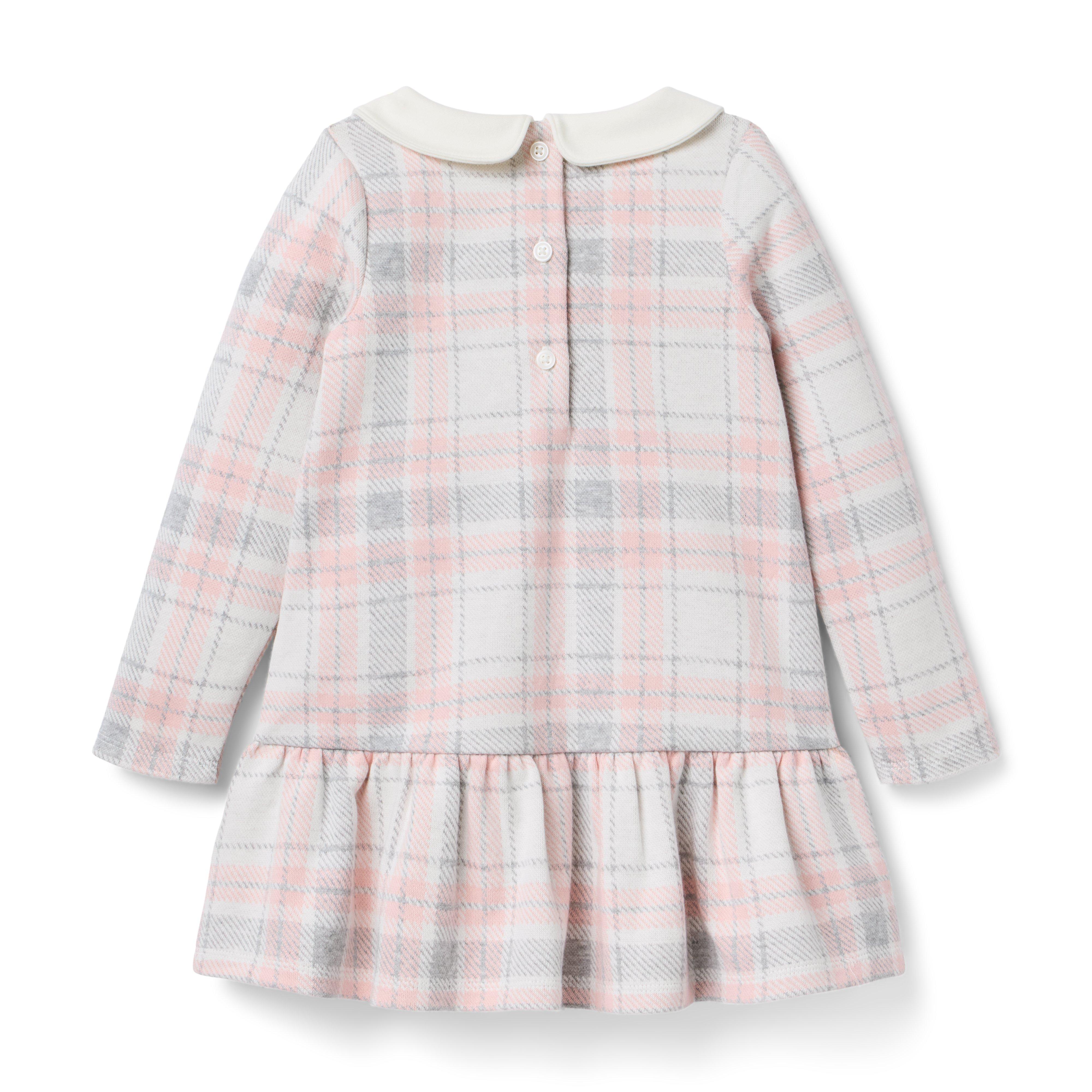 Plaid Jacquard Dropwaist Dress image number 2