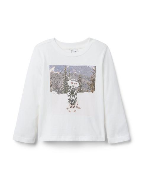 Gray Malin x Janie and Jack Snow Dog Tee