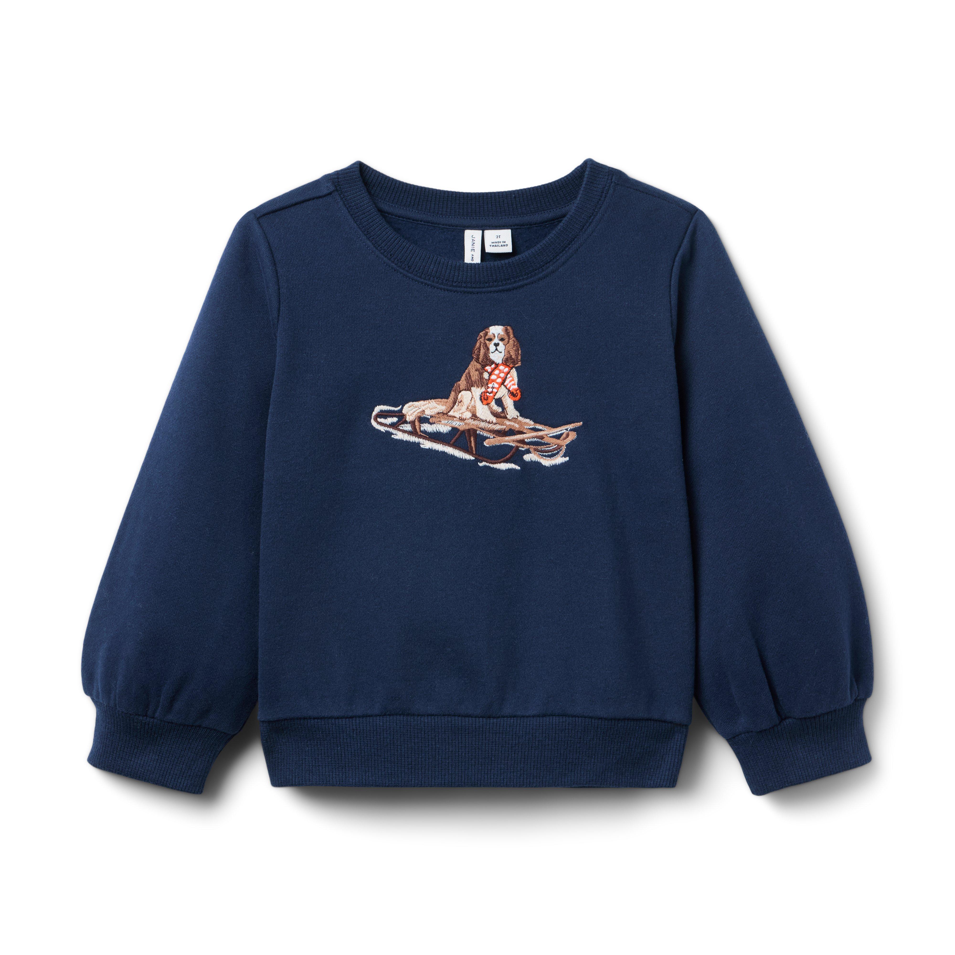 Gray Malin x Janie and Jack Sled Dog Sweatshirt