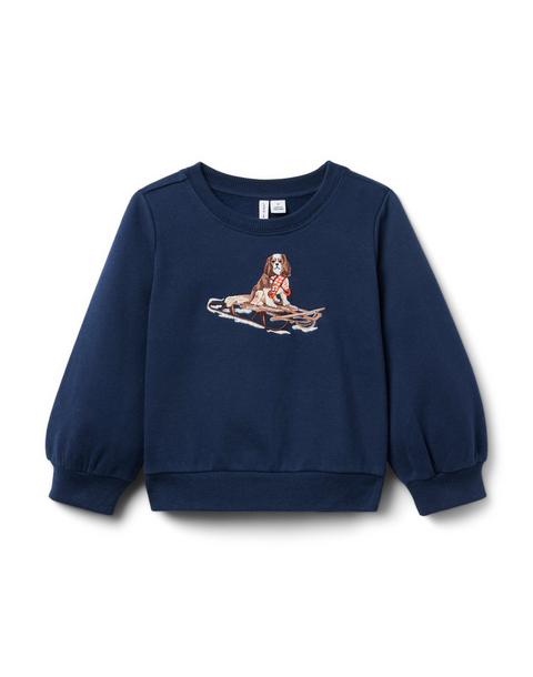 Gray Malin x Janie and Jack Sled Dog Sweatshirt