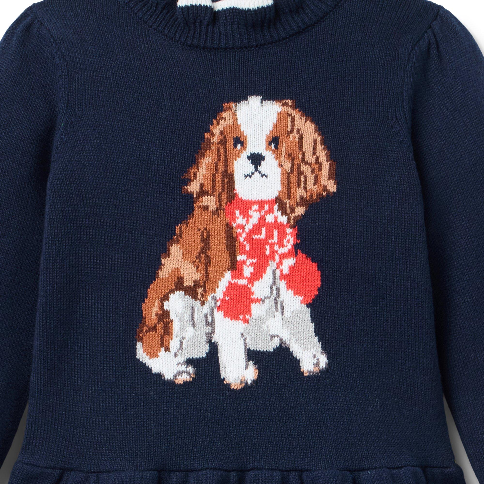 Gray Malin x Janie and Jack Dog Sweater Dress image number 1