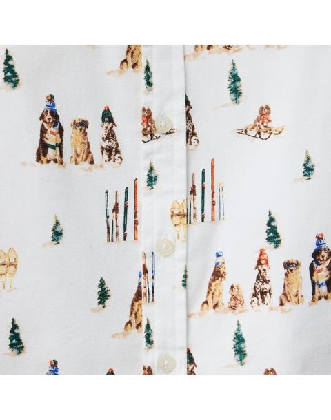 Gray Malin x Janie and Jack Dog Flannel Shirt
