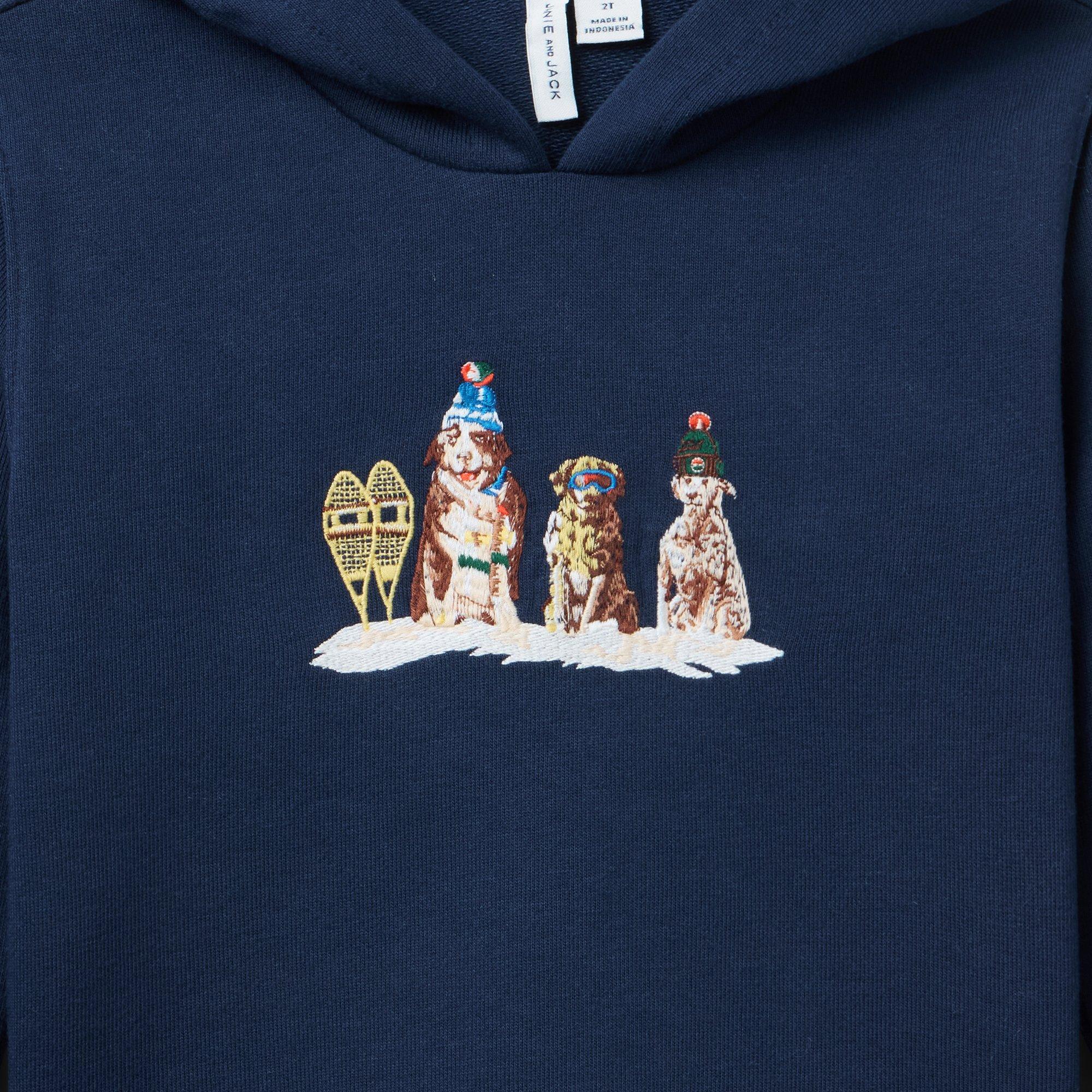 Gray Malin x Janie and Jack Dog Hooded Sweatshirt image number 1