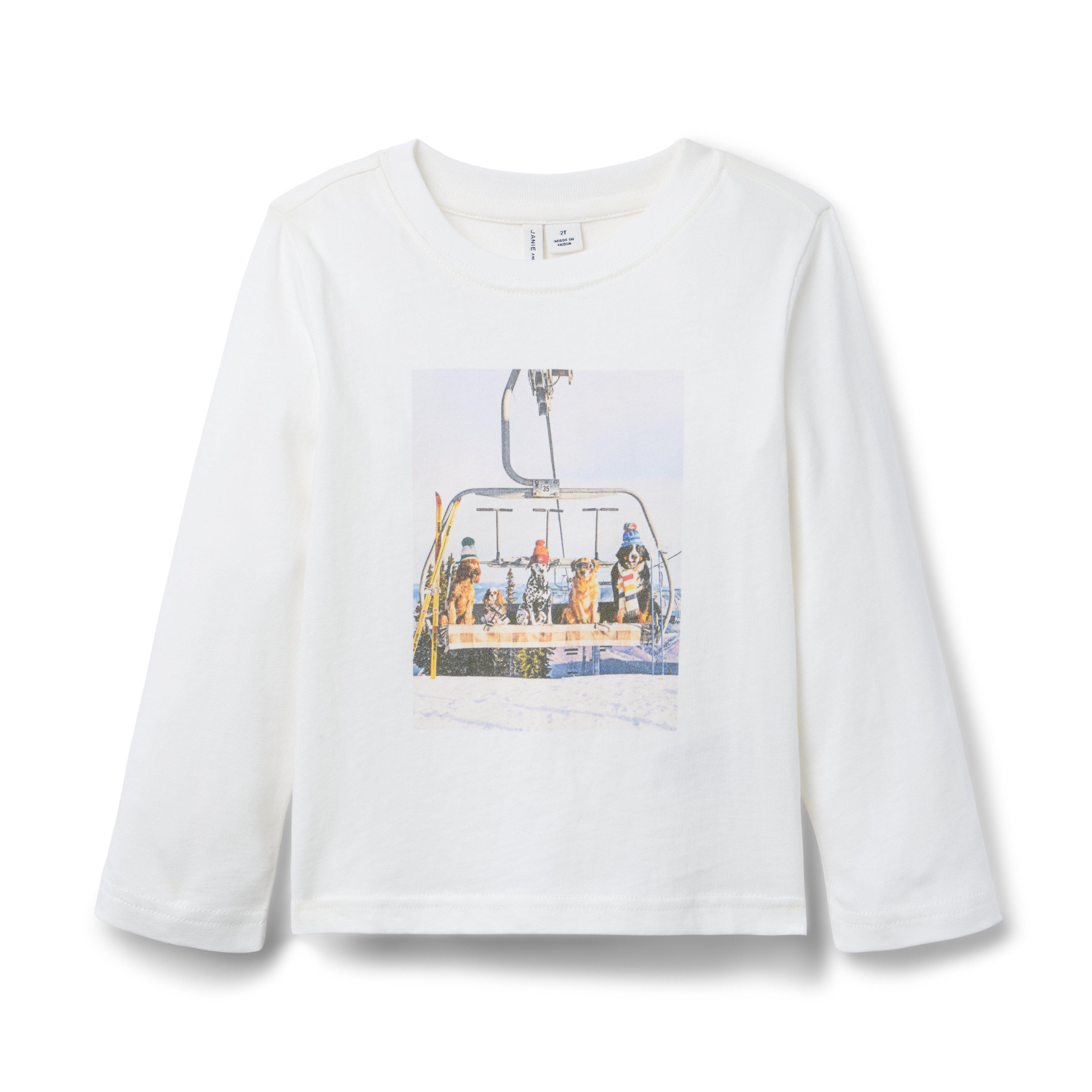 Gray Malin x Janie and Jack Ski Lift Dog Tee