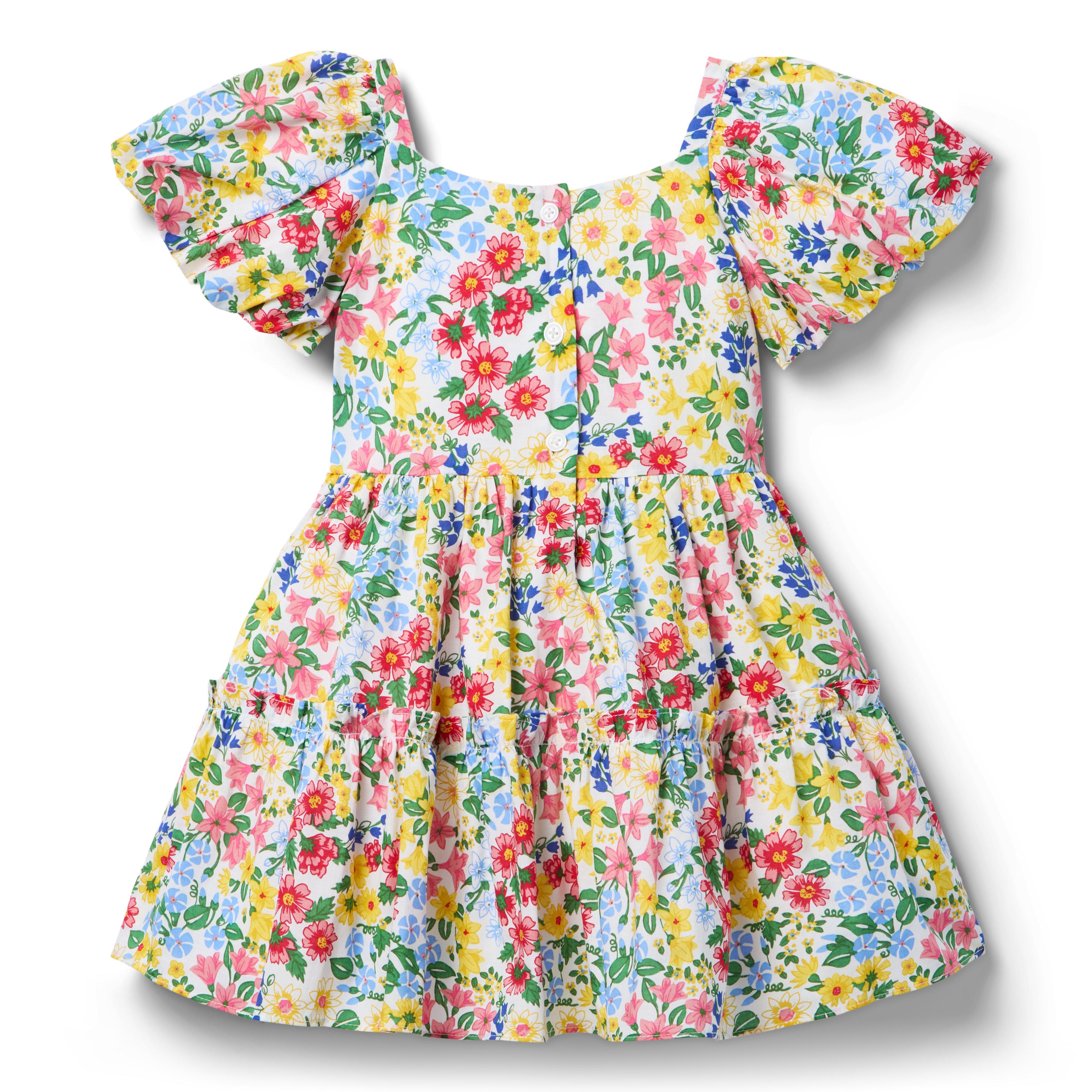 Floral Flutter Sleeve Dress image number 2