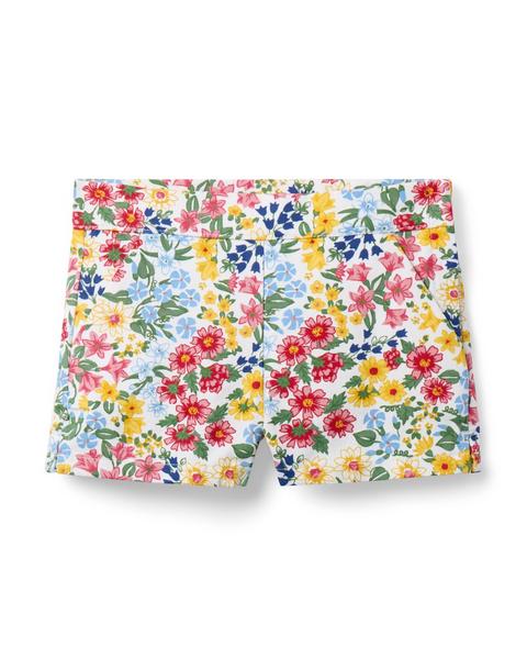 Floral Canvas Short