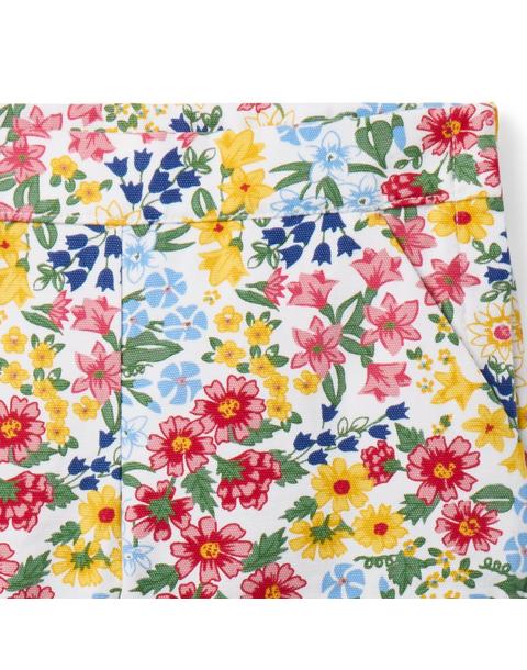Floral Canvas Short