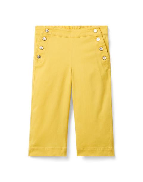 The Twill Wide Leg Sailor Pant