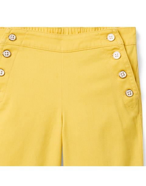 The Twill Wide Leg Sailor Pant
