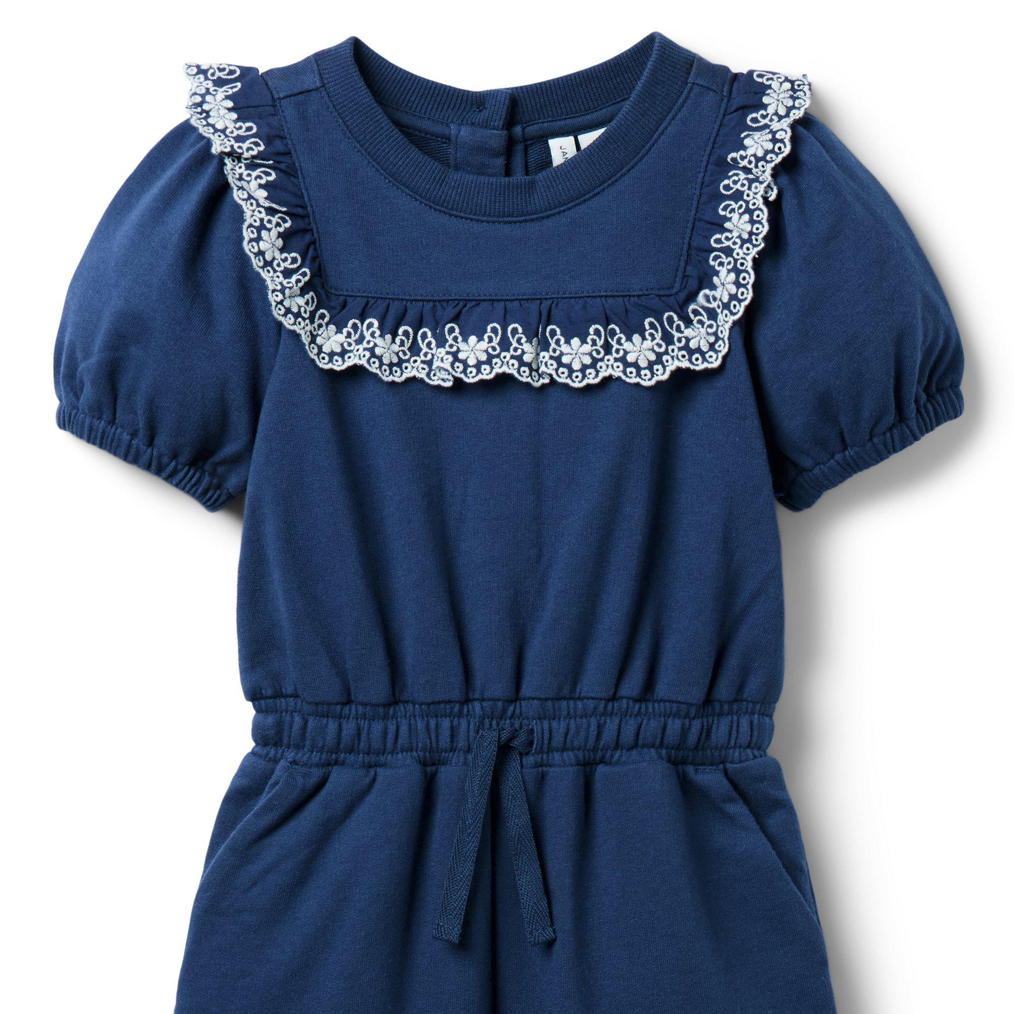 French Terry Eyelet Jumpsuit image number 1