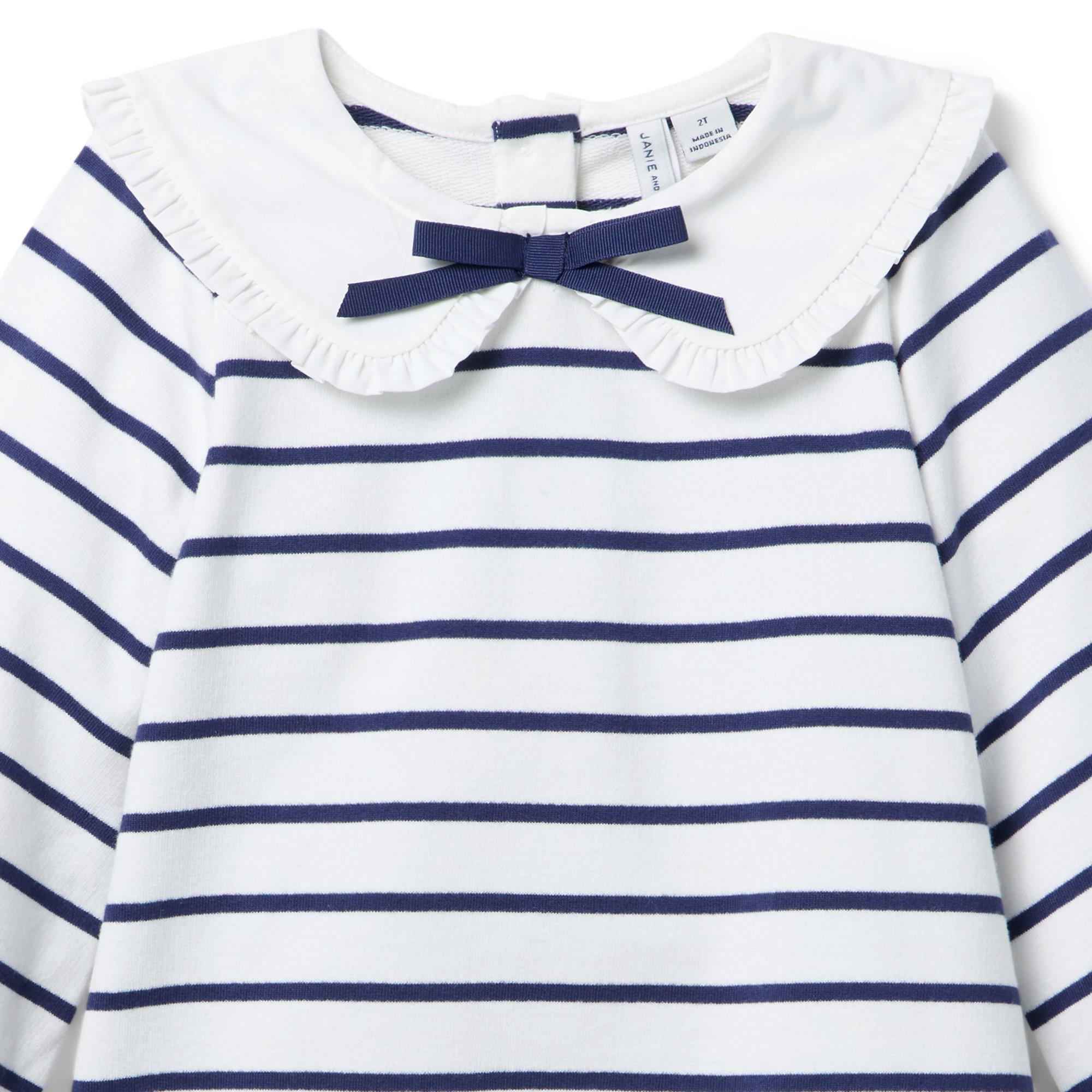 Striped Collared Dress image number 1