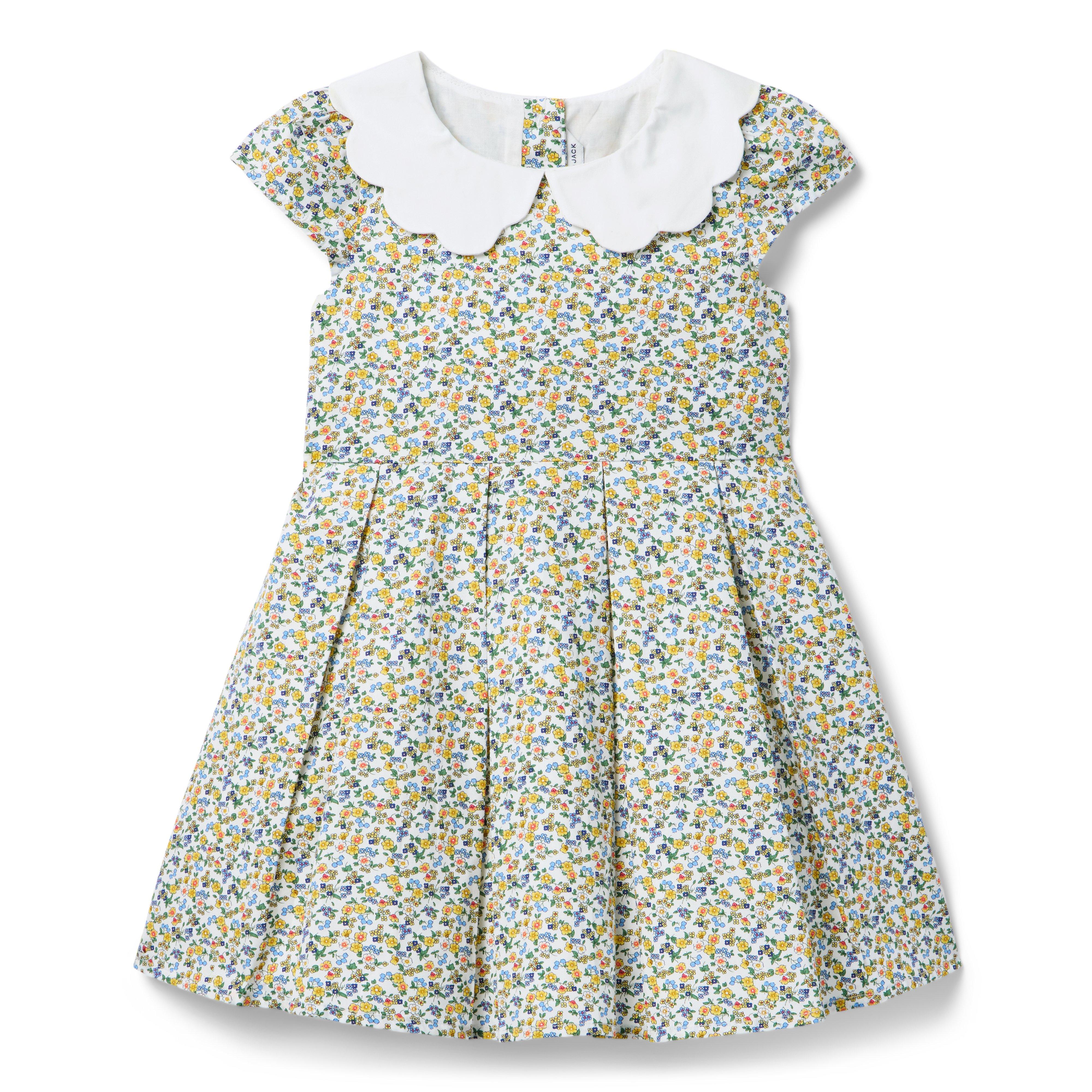 Ditsy Floral Collared Dress