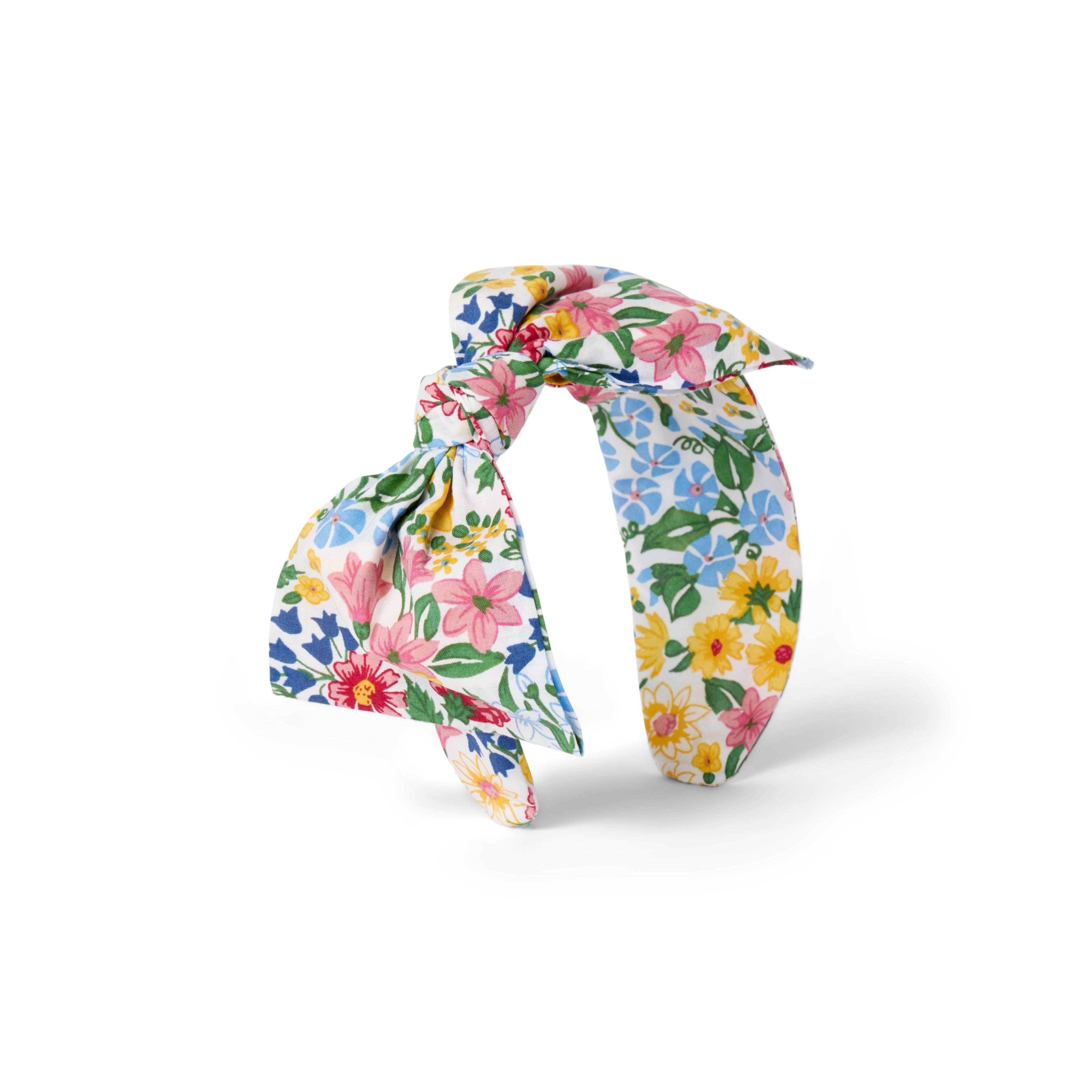Floral Bow Headband